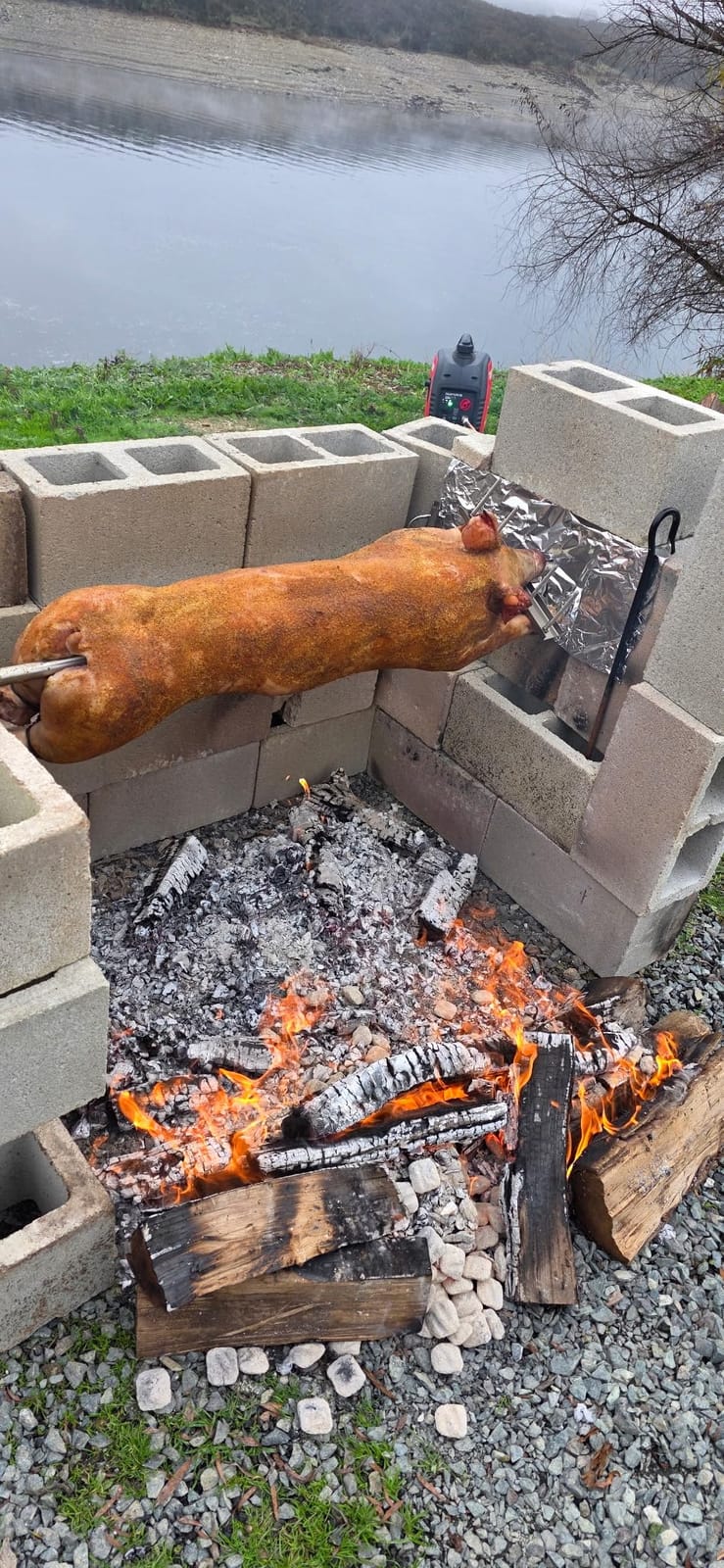 Kendane Electric Rotisserie Grill Kit, 90LBS Pig Spit Rotisserie customer photo 1