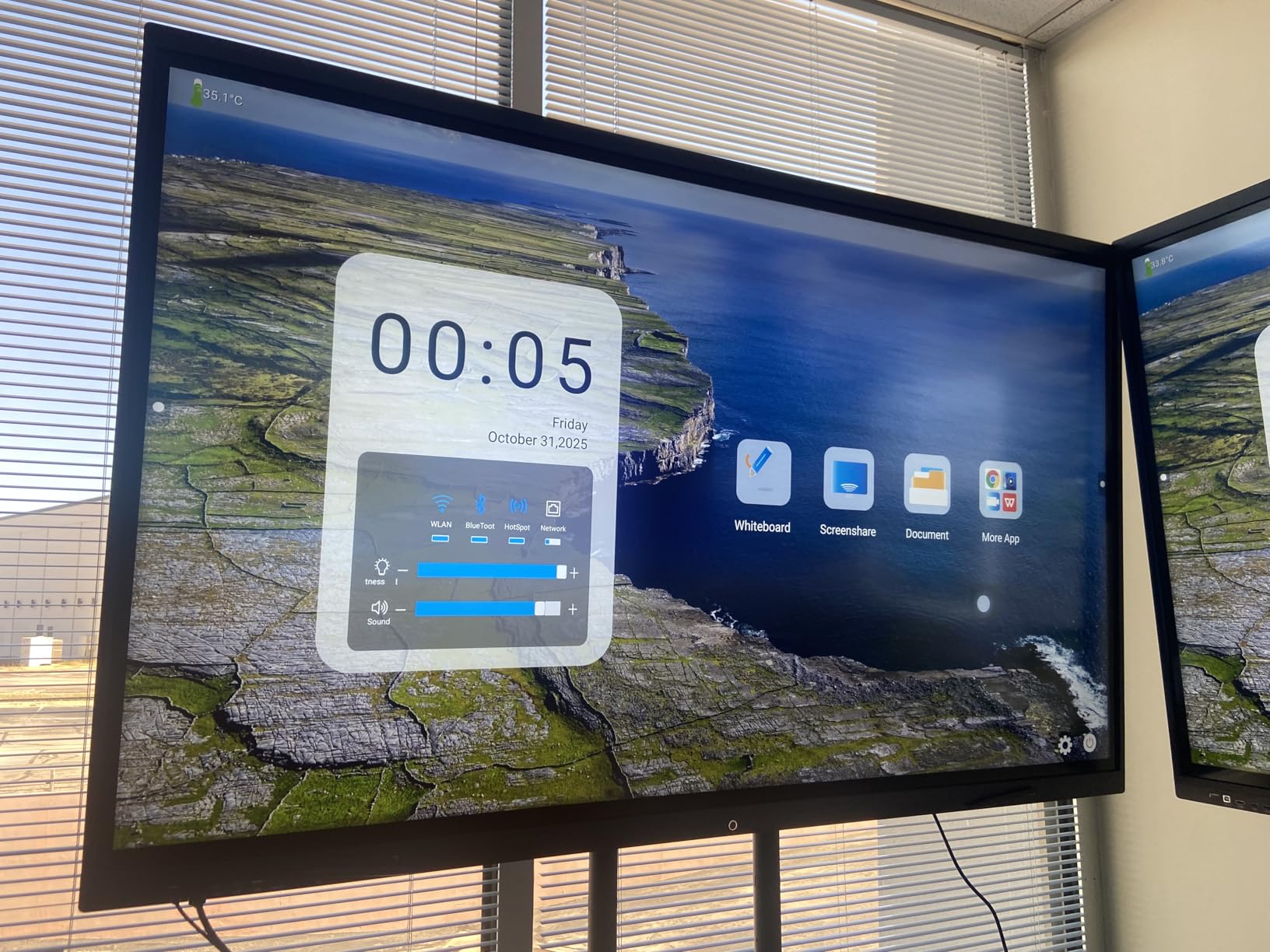 86″ Smart Board,4K UHD Touchscreen Display Electronic White Board,Android 14,Built in Ultra High Definition Camera Open App Ecosystem,Interactive Whiteboard for for Business Office Classroom Home customer photo 1
