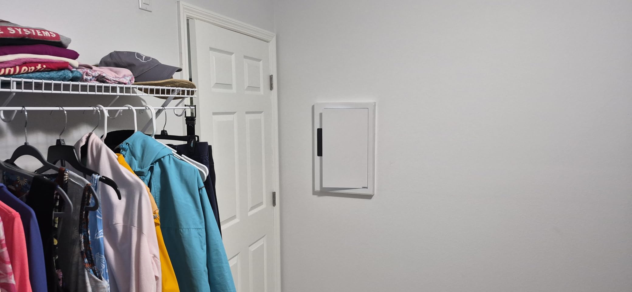 Grimtron Quick Access Electronic Wall Safe with Removable Shelves & Hooks customer photo 2