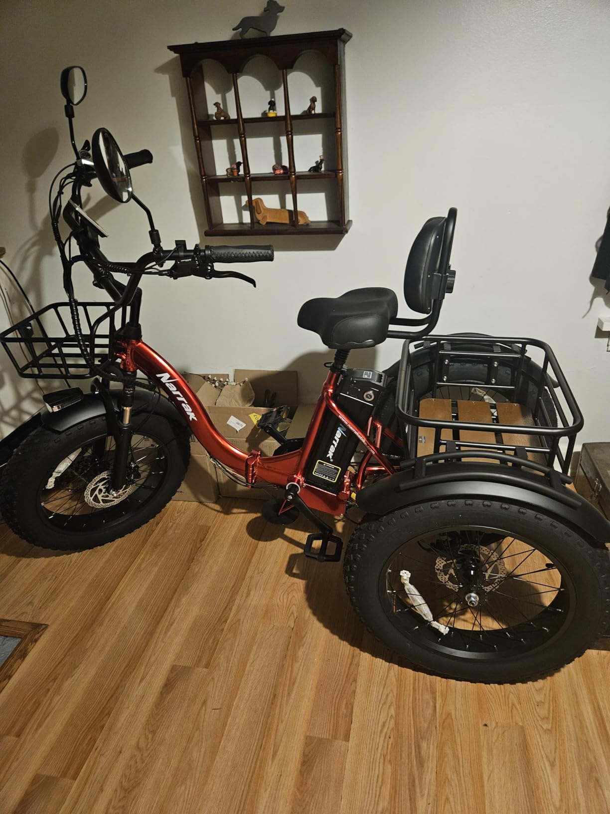 NARRAK Electric Tricycle for Adults, 750W(Peak 1350W), 48V13Ah Ebike, 20