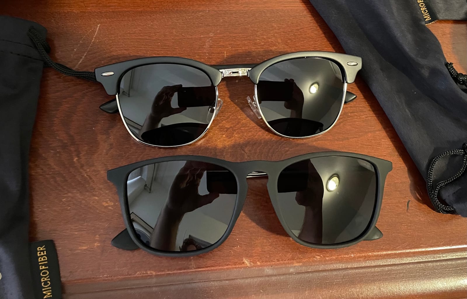 KALIYADI Night-Vision-Glasses Fit-Over-Glasses Wrap-Around Glasses: Anti Glare Night Driving Glasses for men women HD Lens customer photo 2