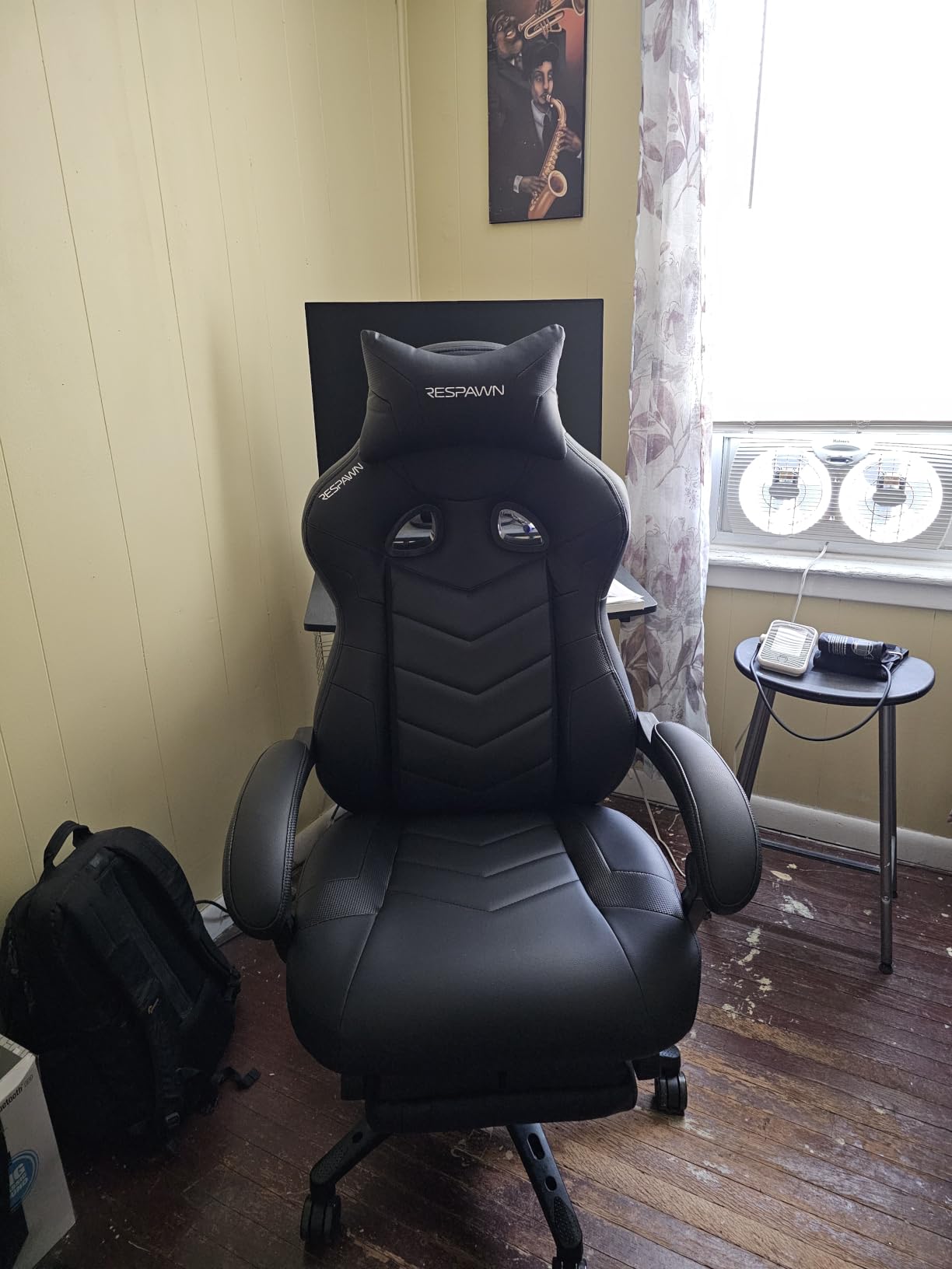 Respawn 110 Pro Ergonomic Gaming Chair with Footrest and Recline | Ergonomic office chair comfort with footrest, lumbar support & 155° recline for work, gaming and relaxing. customer photo 1