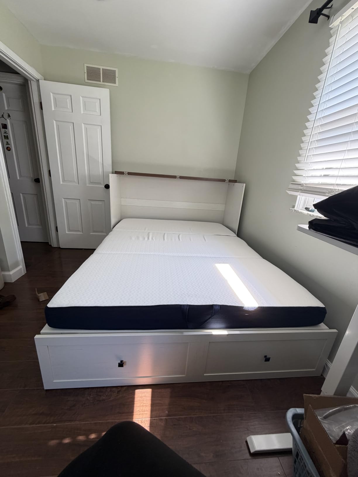 AMERLIFE Queen Murphy Bed with Storage & Charging Station customer photo 1