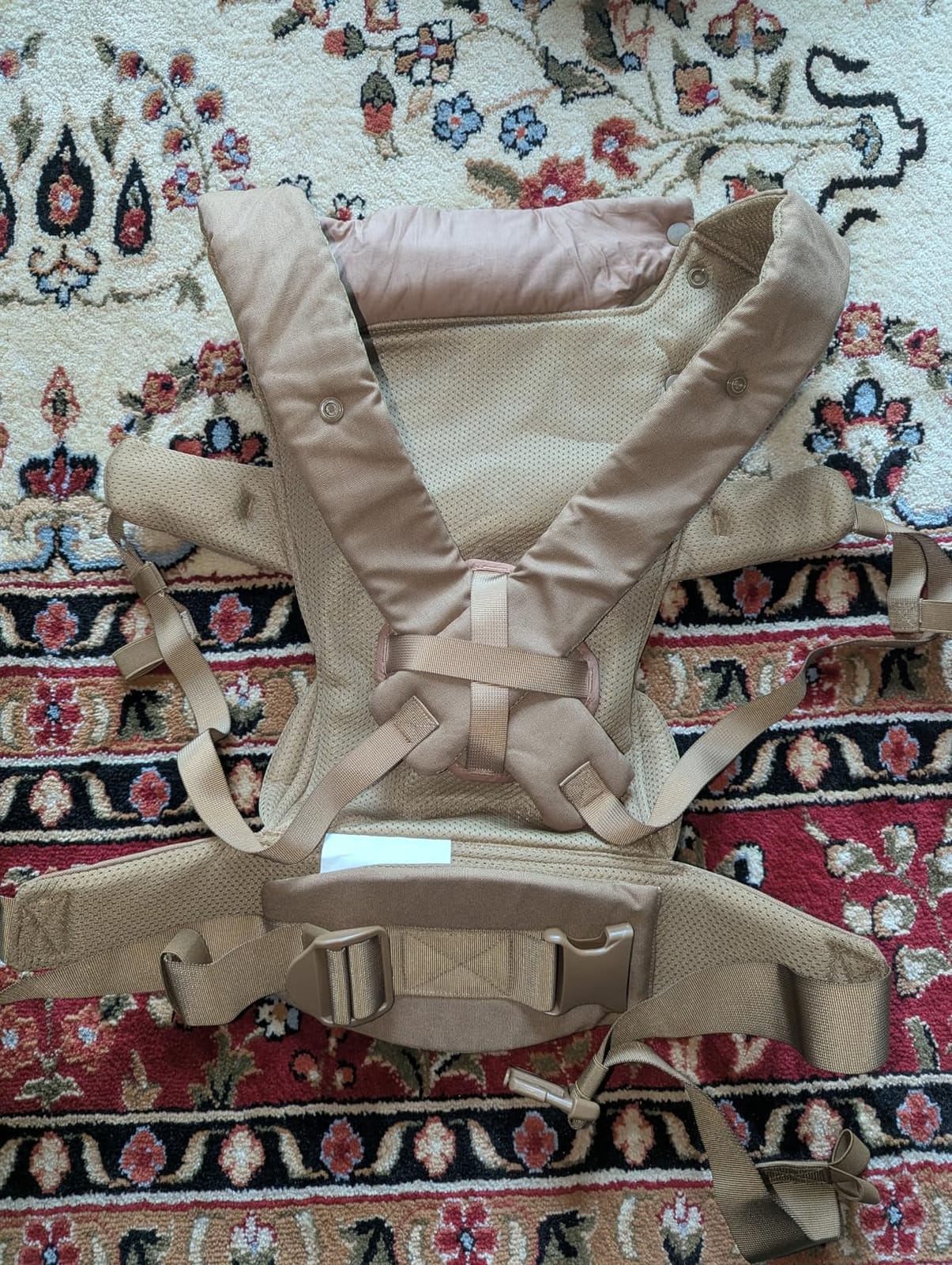 Ergonomic Lumbar Support Baby Carrier for Dad - Coyote Brown customer photo 2