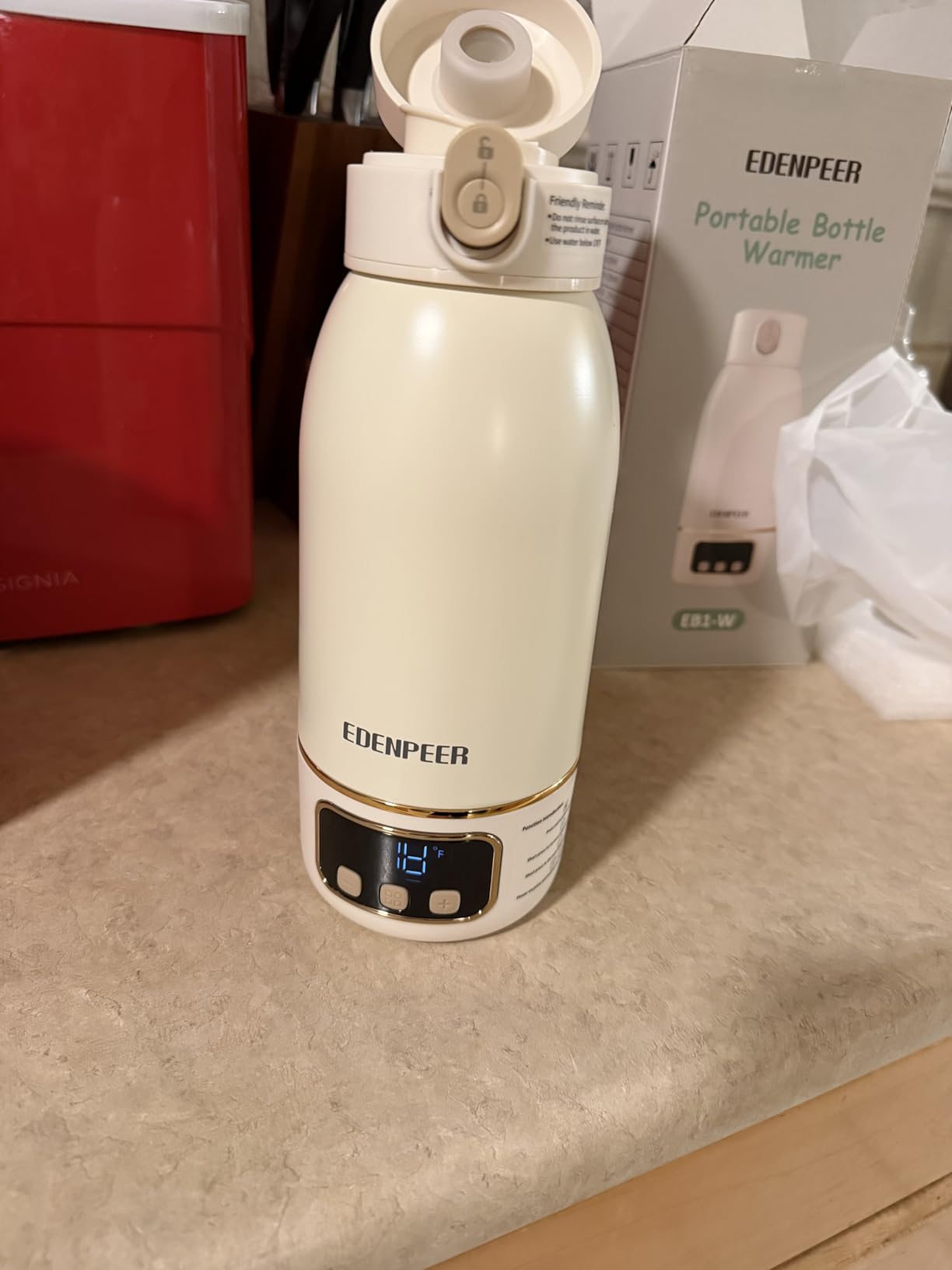Portable Bottle Warmer for Travel, Heats for Breastmilk & Formula & Water customer photo 1