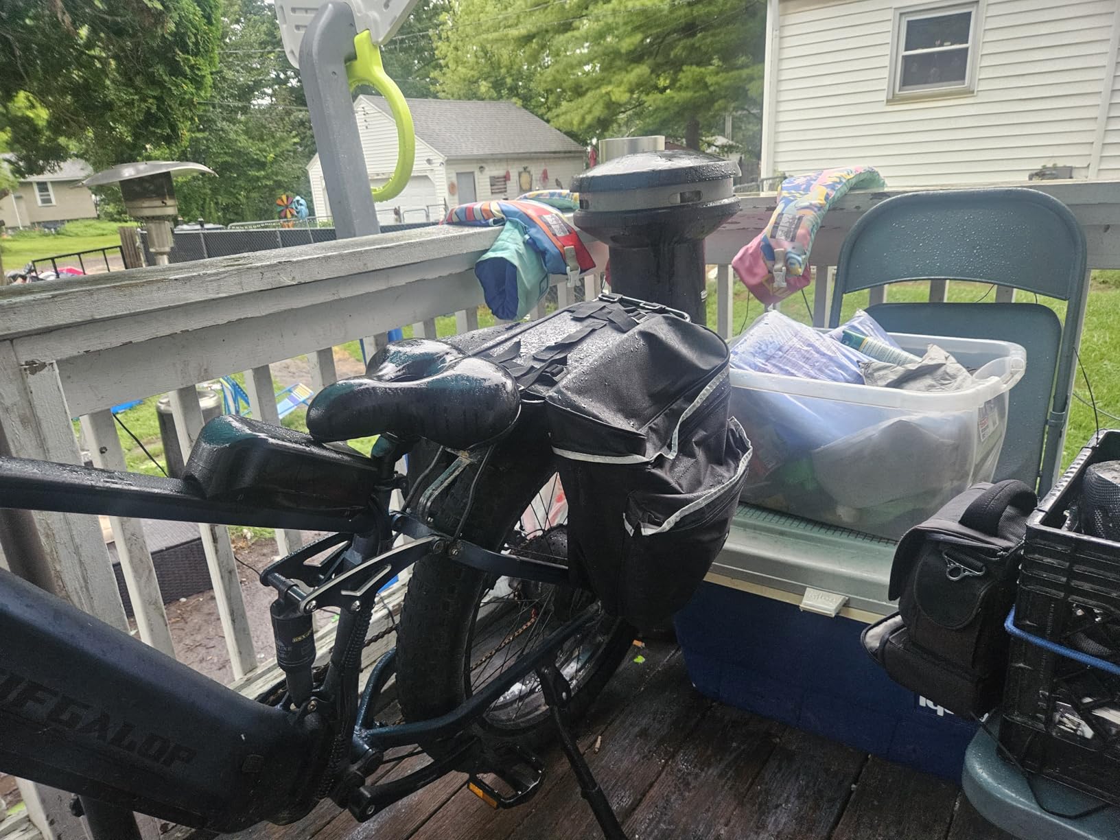 ANCHOM Bike Panniers with Rain Cover, 34L Bicycle Saddle Bags for Rear Rack customer photo 2