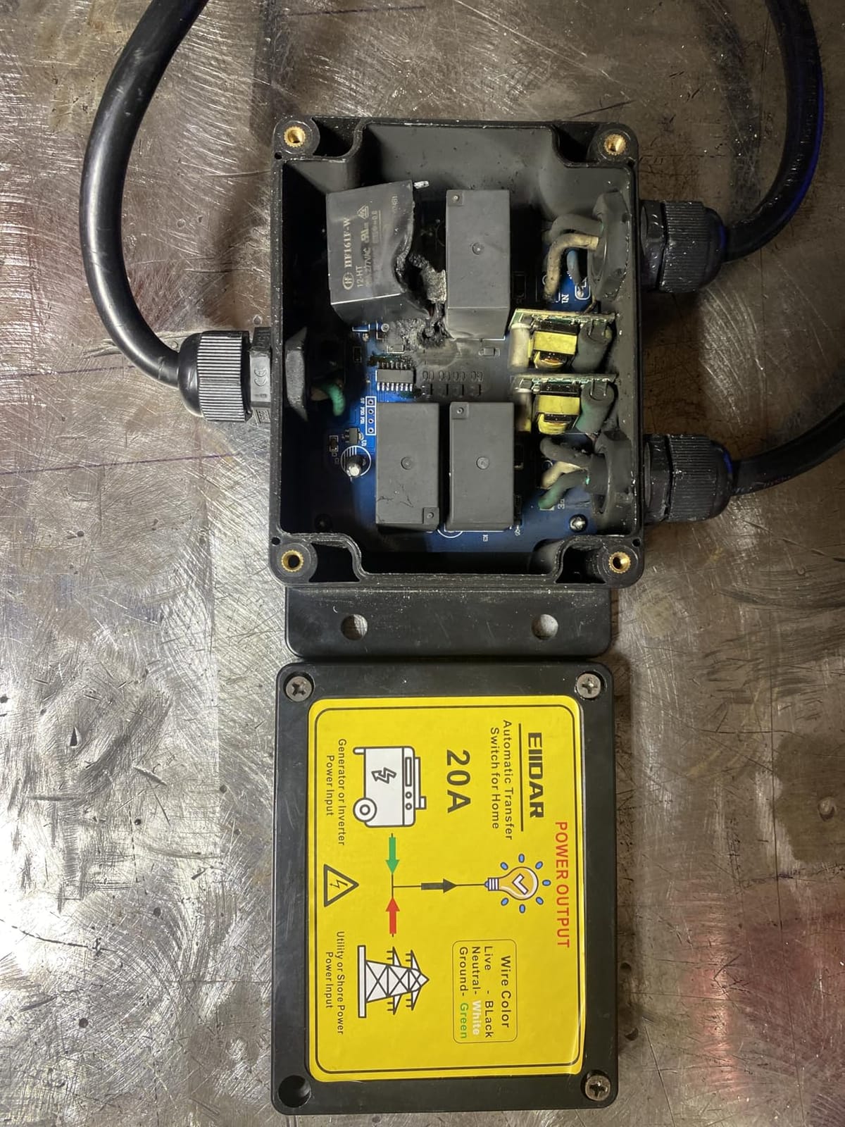 ATS 20 Amp Automatic Transfer Switch,AC120V Home Generator Equipment customer photo 1