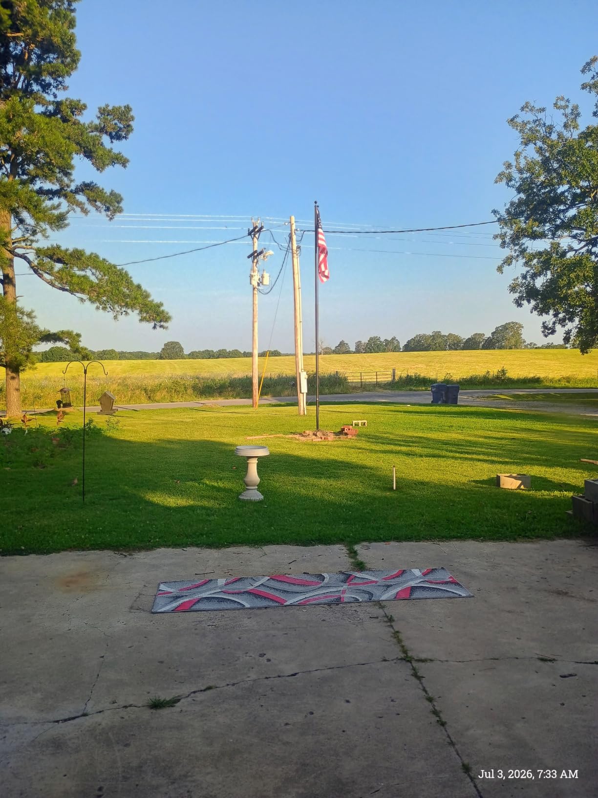 20FT Heavy Duty Tapered Flag Pole Kit, 100MPH Tested Outside House customer photo 1