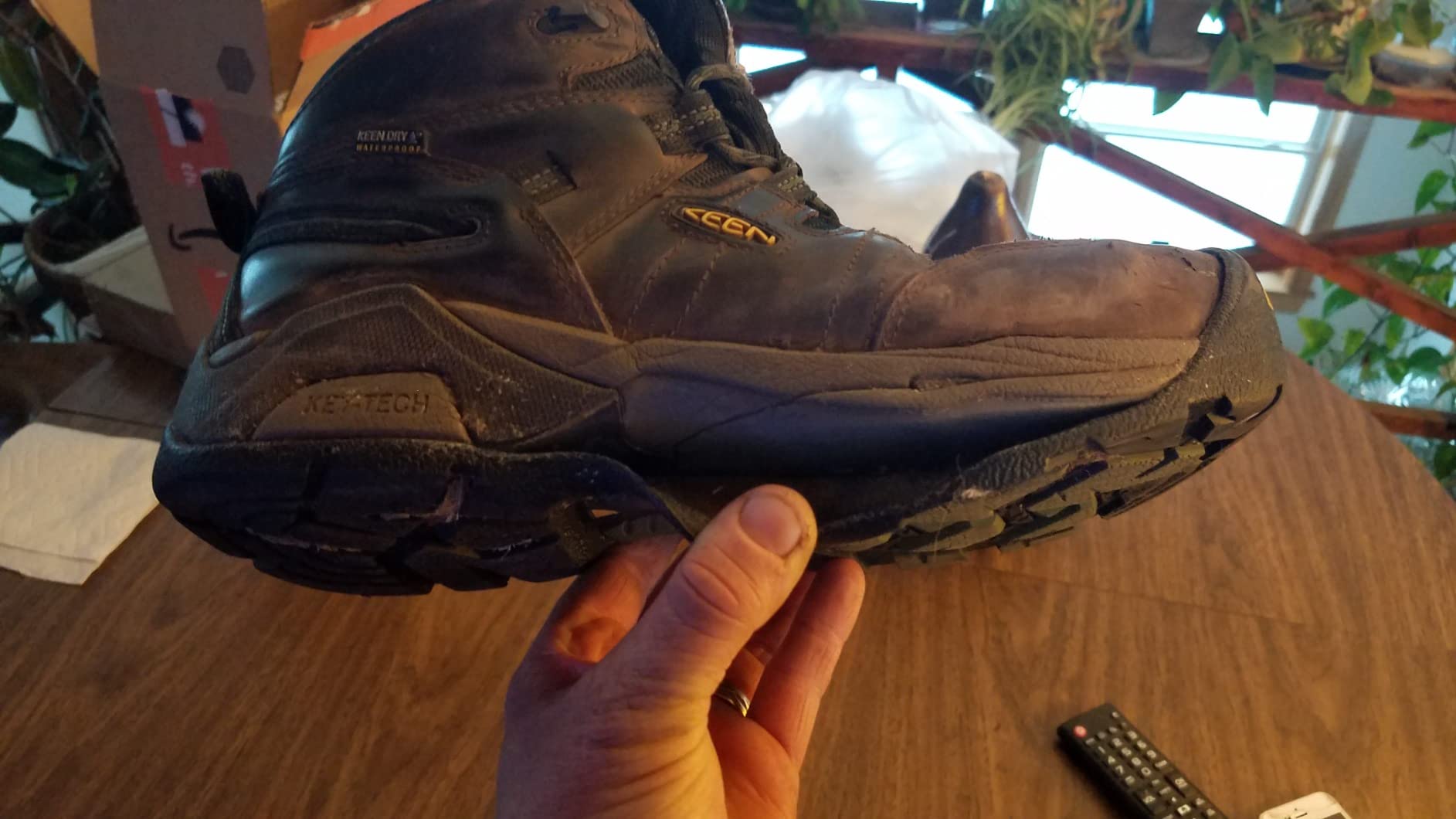 KEEN Utility Men's Detroit XT Mid Height Steel Toe Waterproof Work Boots customer photo 2