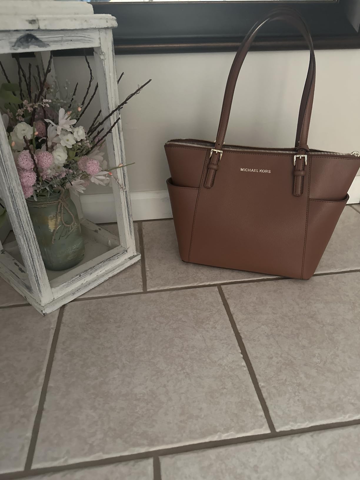 Michael Kors Jet Set Top Zip Tote customer photo 1