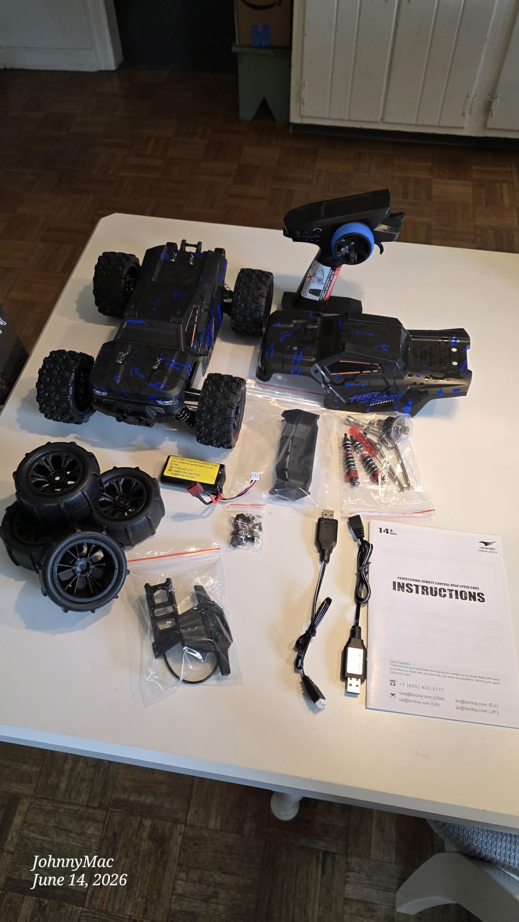 1:14 Scale RC Cars for Adults, 60KPH High Speed RC Truggy, 4X4 Off-Road Remote Control Truck, Waterproof Electric Car with 2S Battery, All Terrain RC Vehicle for Snow, Sand, Beach & Rocky Surfaces customer photo 1