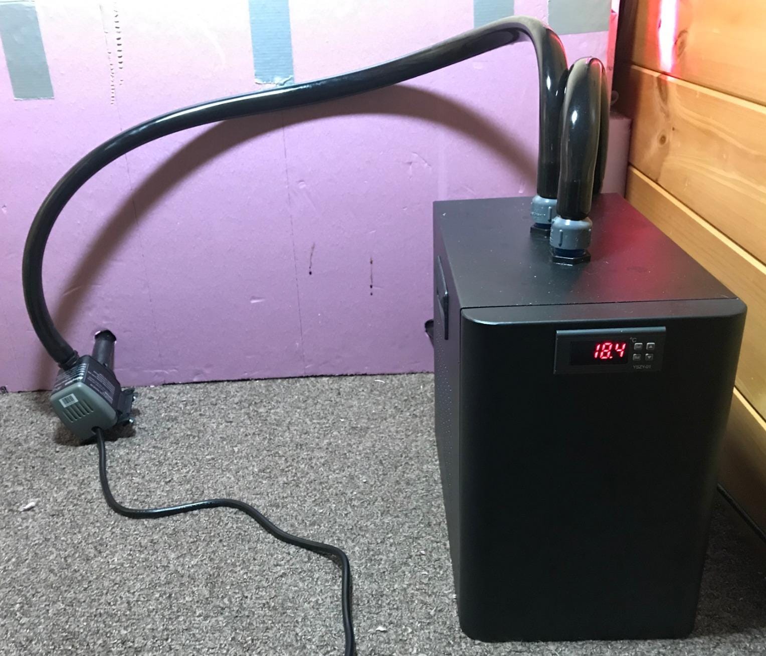 BAOSHISHAN 1/13 HP Aquarium Chiller 26 Gallon Fish Tank Water Chiller customer photo 2