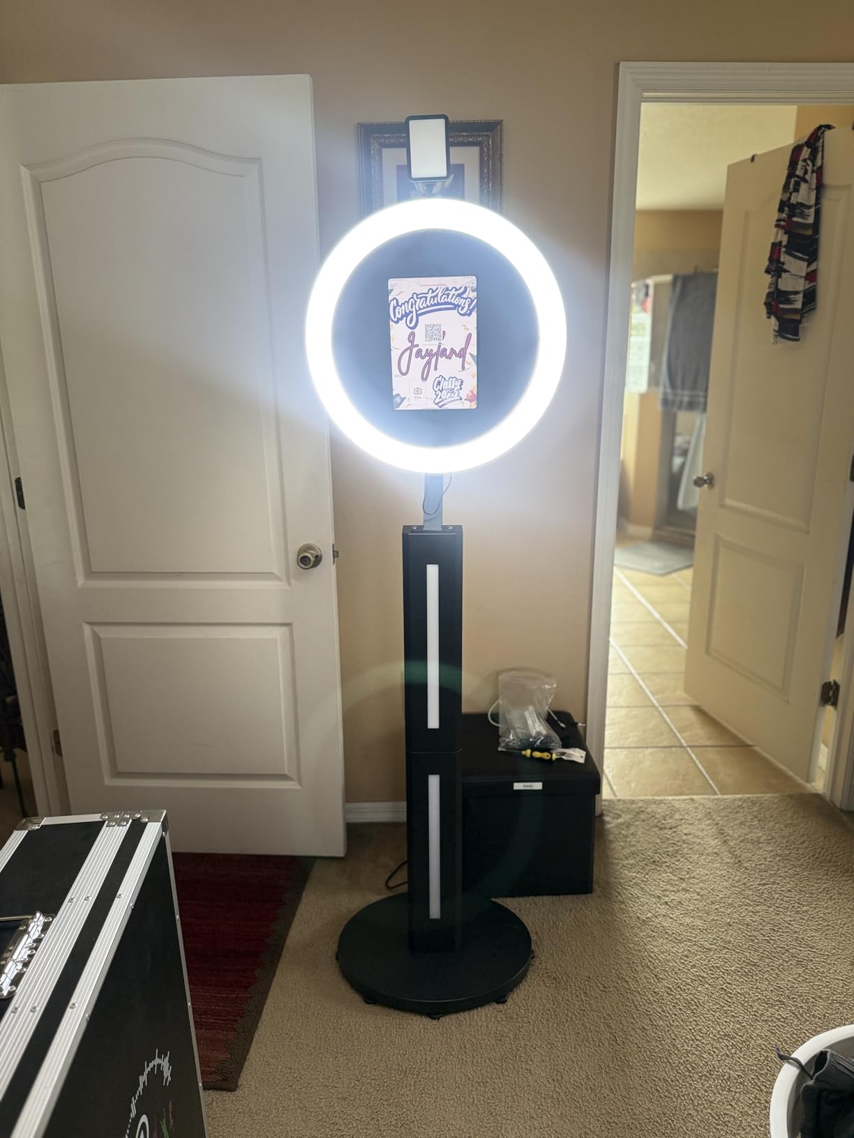 Sky Overhead 360 Photo Booth Machine with Booth and Arm, Up to 15 People customer photo 2