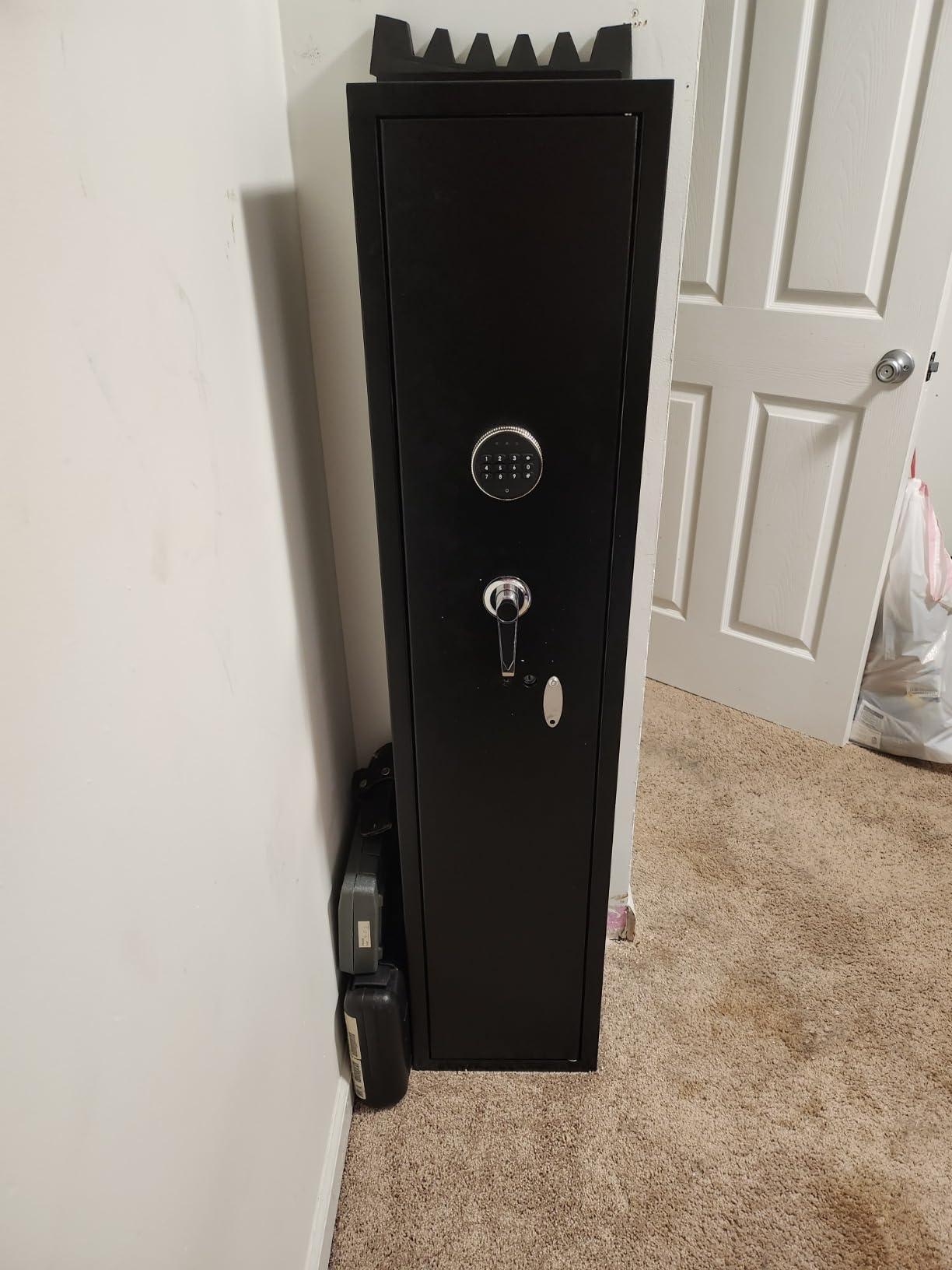 INTERGREAT 12-15 Gun Safe, Large Gun Safe for Rifles and Pistols, Quick Access Rifle Safe with 3 Removable Gun Racks and 4 Pistol Pockets, Digital Gun Cabinet with Dual Alarm and Sleep Mode customer photo 2
