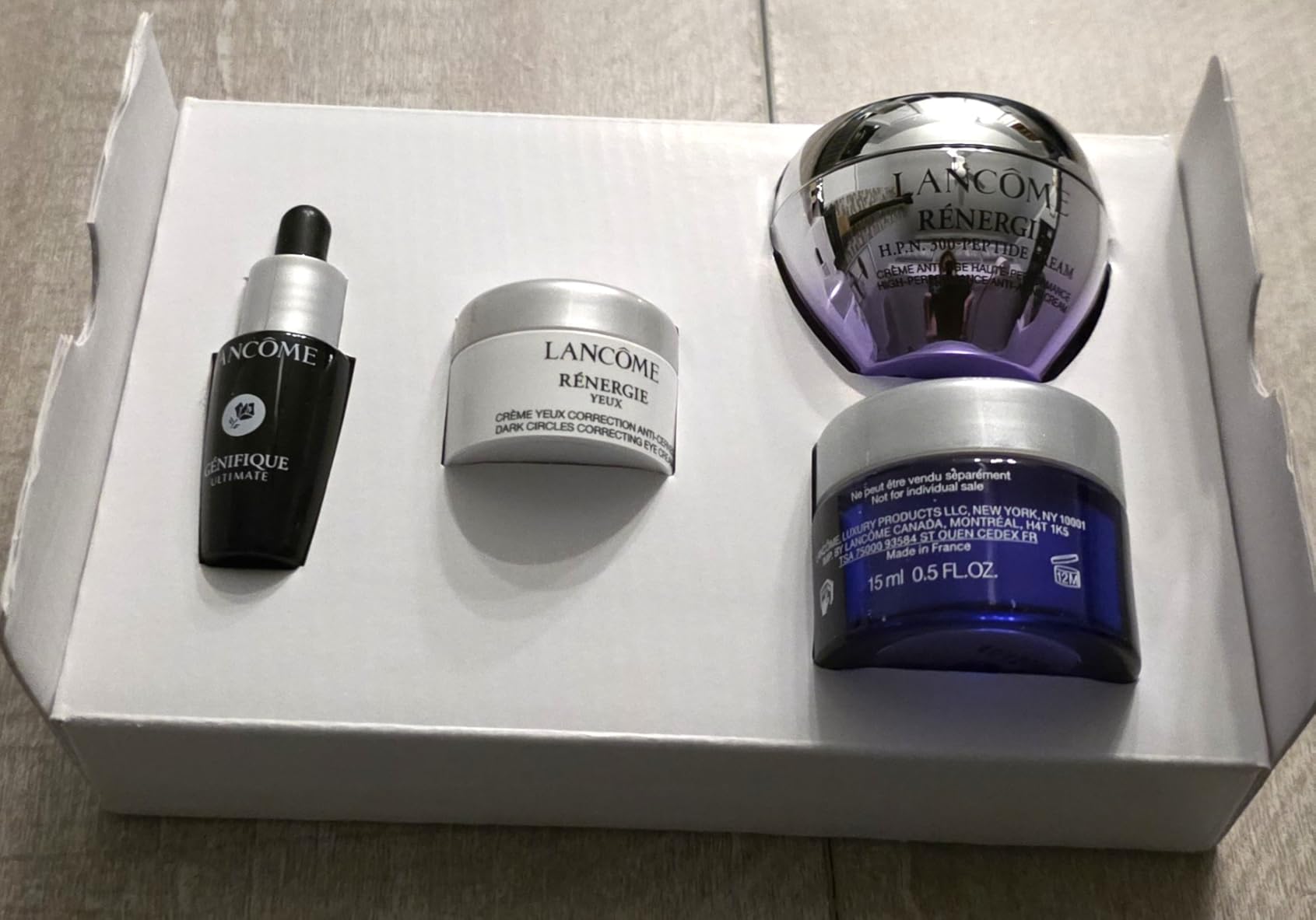 Lancôme Rénergie Skincare Travel Size Gift Set Anti Aging Skincare Routine customer photo 2