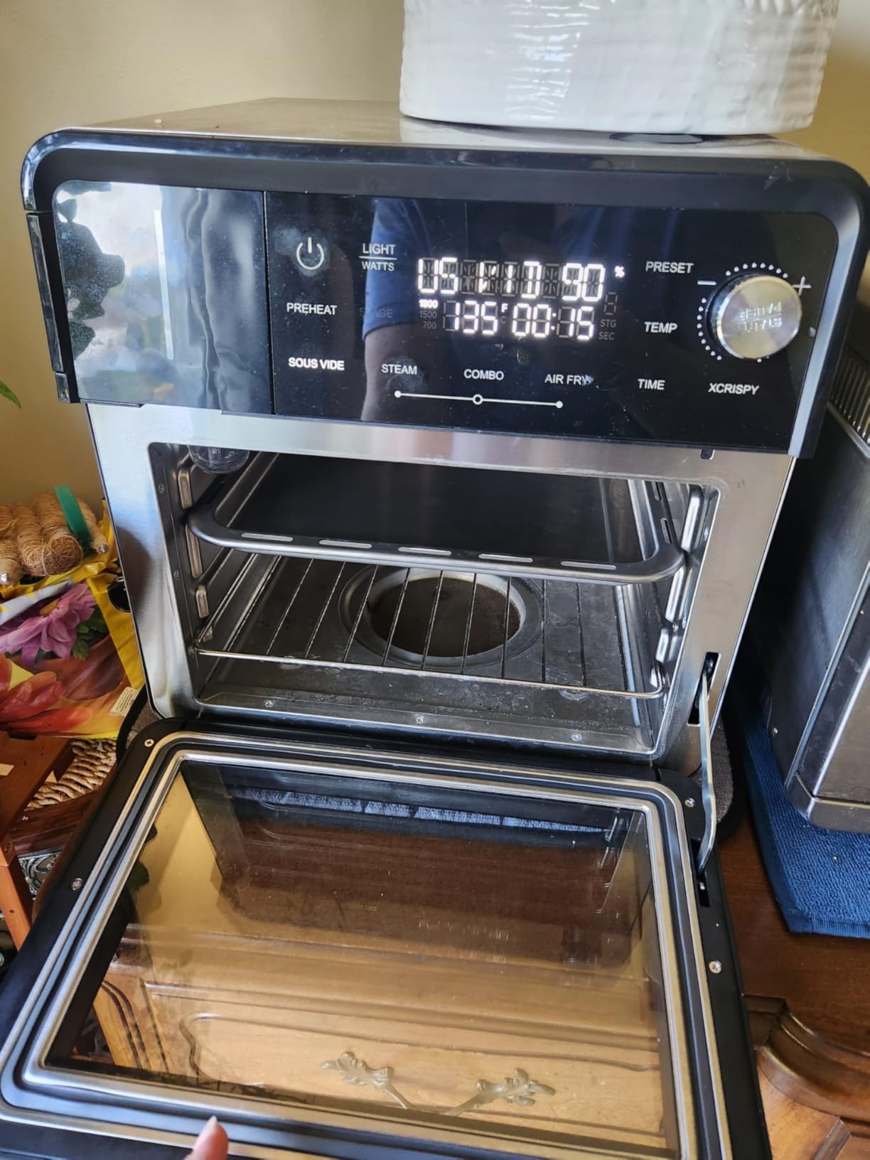 Nuwave Combi Steam Oven, Non-Toxic Stainless Steel Multi-Cooker, 16 quarts customer photo 1