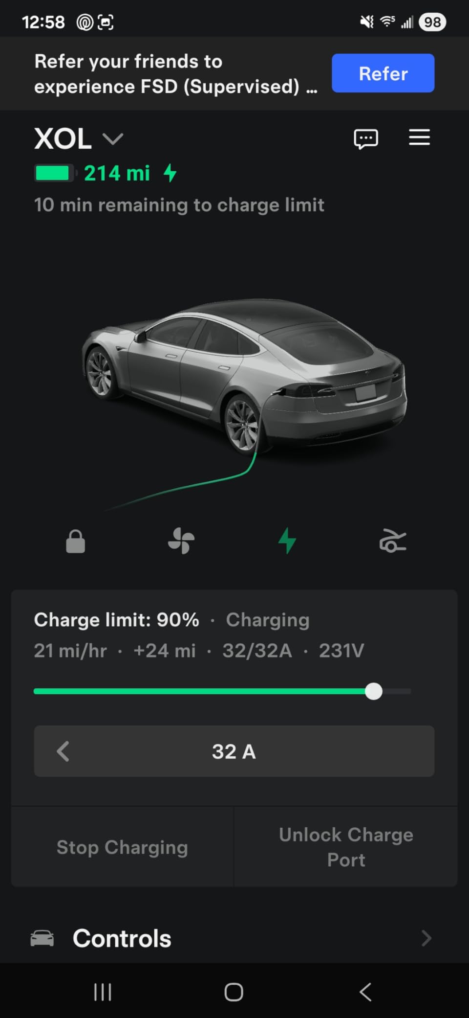 Level 2 Tesla Charger 32Amp, 7KW Electric Vehicle Portable Charger with 20FT Cable, Home EV Charging Station for Tesla Models Y/X/3/S, 240V NEMA 14-50 Plug customer photo 2