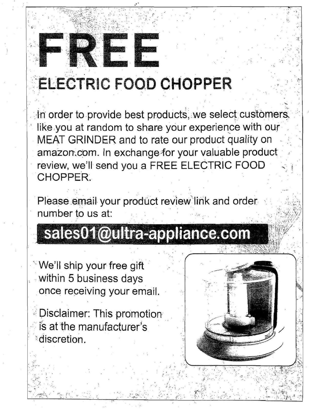 ALTRA LIFE Electric Meat Grinder, 2800W Max Sausage Stuffer with 2 Blades, 3 Plates, Sausage Tube, Vegetable Cheese Grater, 2 Meat Claws, Burger Press & Kubbe Kit for Home use, Built-in Storage customer photo 1