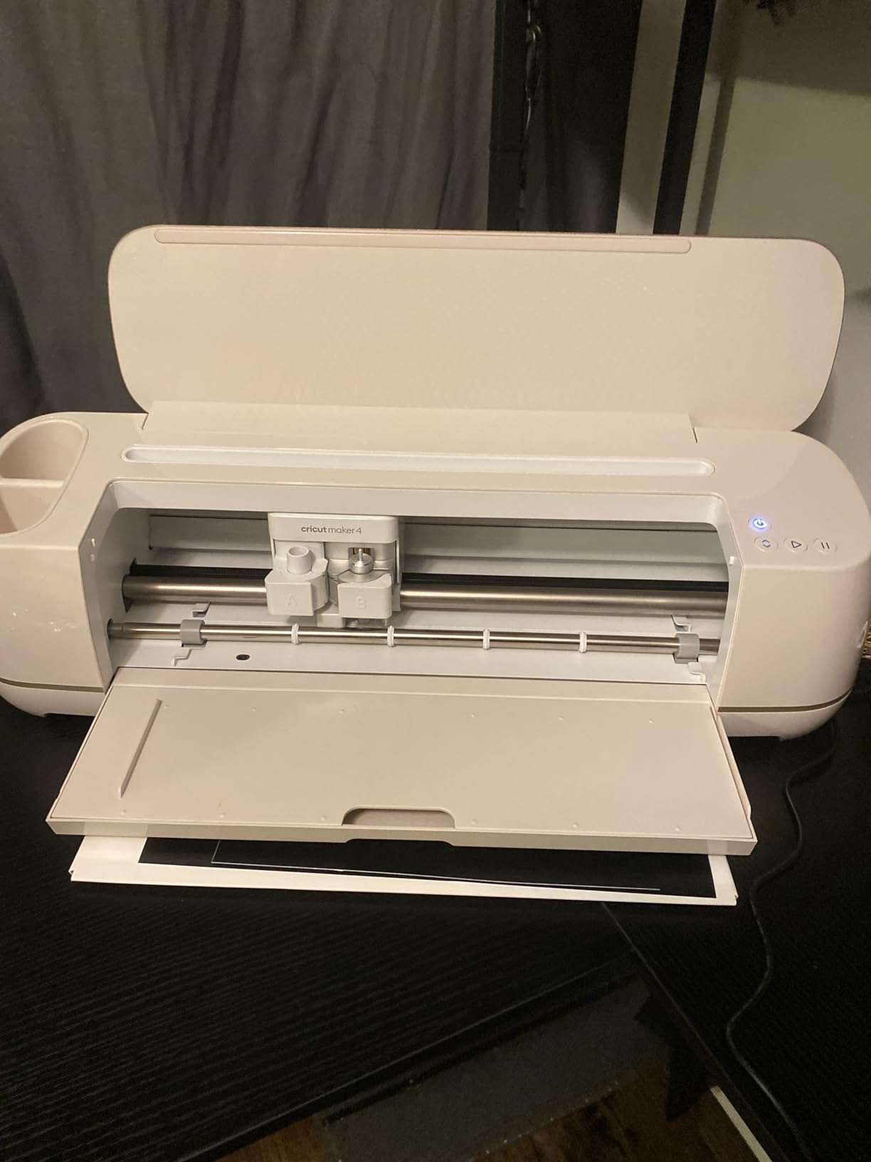 Cricut Maker 4 Starter Kit for Beginners - Smart Cutting Machine with Vinyl & Iron-On (HTV), Tools & Materials for Stickers, Shirts & DIY Crafts customer photo 2