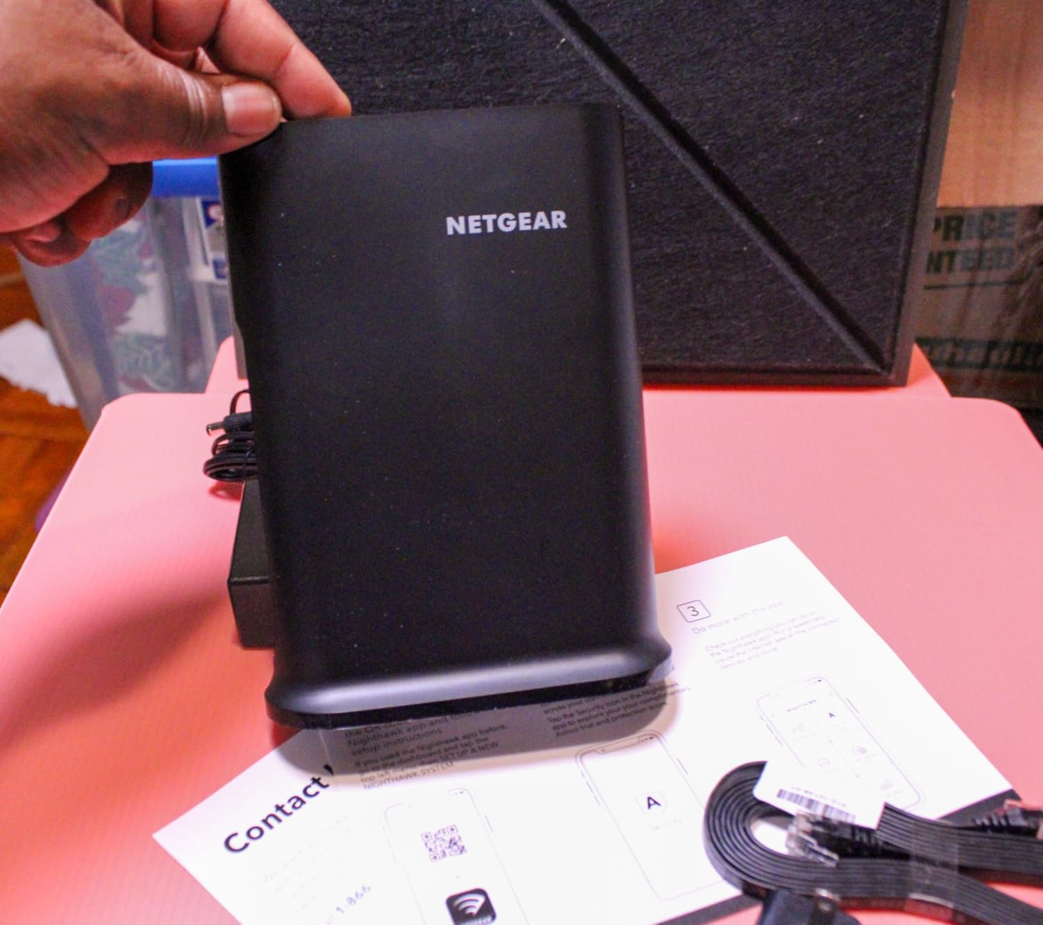 NETGEAR Nighthawk WiFi 6 Router R6700AX, Up to 1,500 sq ft, 1.8 Gbps customer photo 2