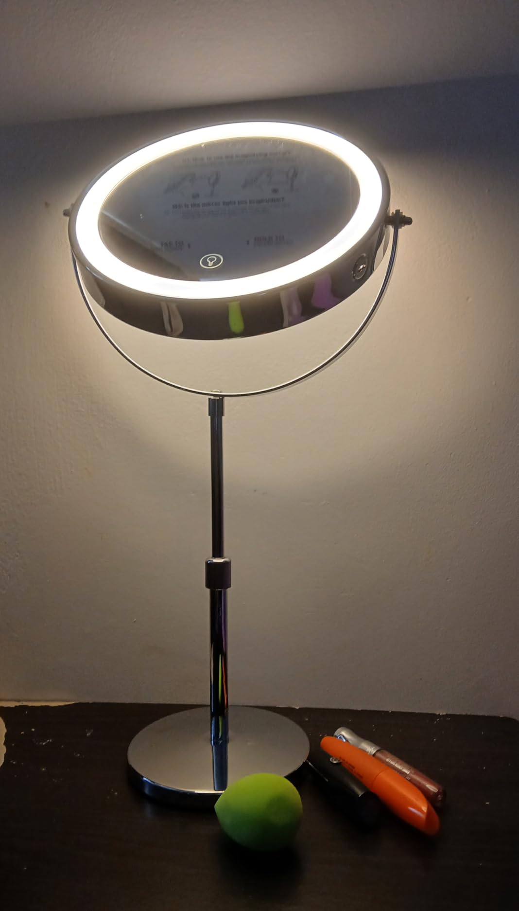 Dienmern Makeup Mirror, 1X/20X Rechargeable Vanity Mirror with Lights customer photo 2