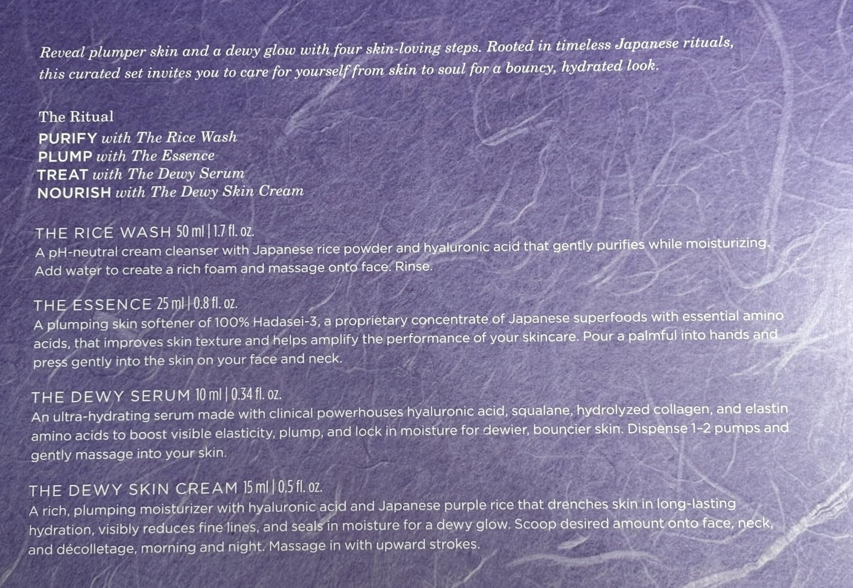 TATCHA The Starter Ritual Set, Hydrating & Plumping customer photo 1