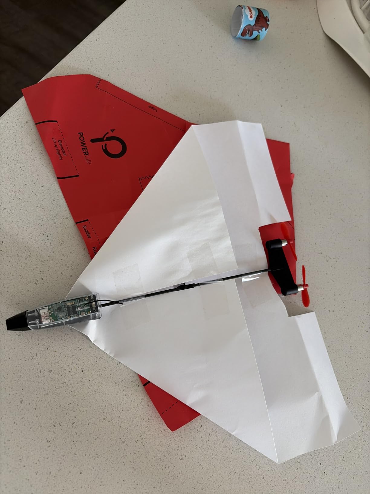 POWERUP 4.0 Starflux Paper Airplane Kit Smartphone Bluetooth RC Plane Motor customer photo 2