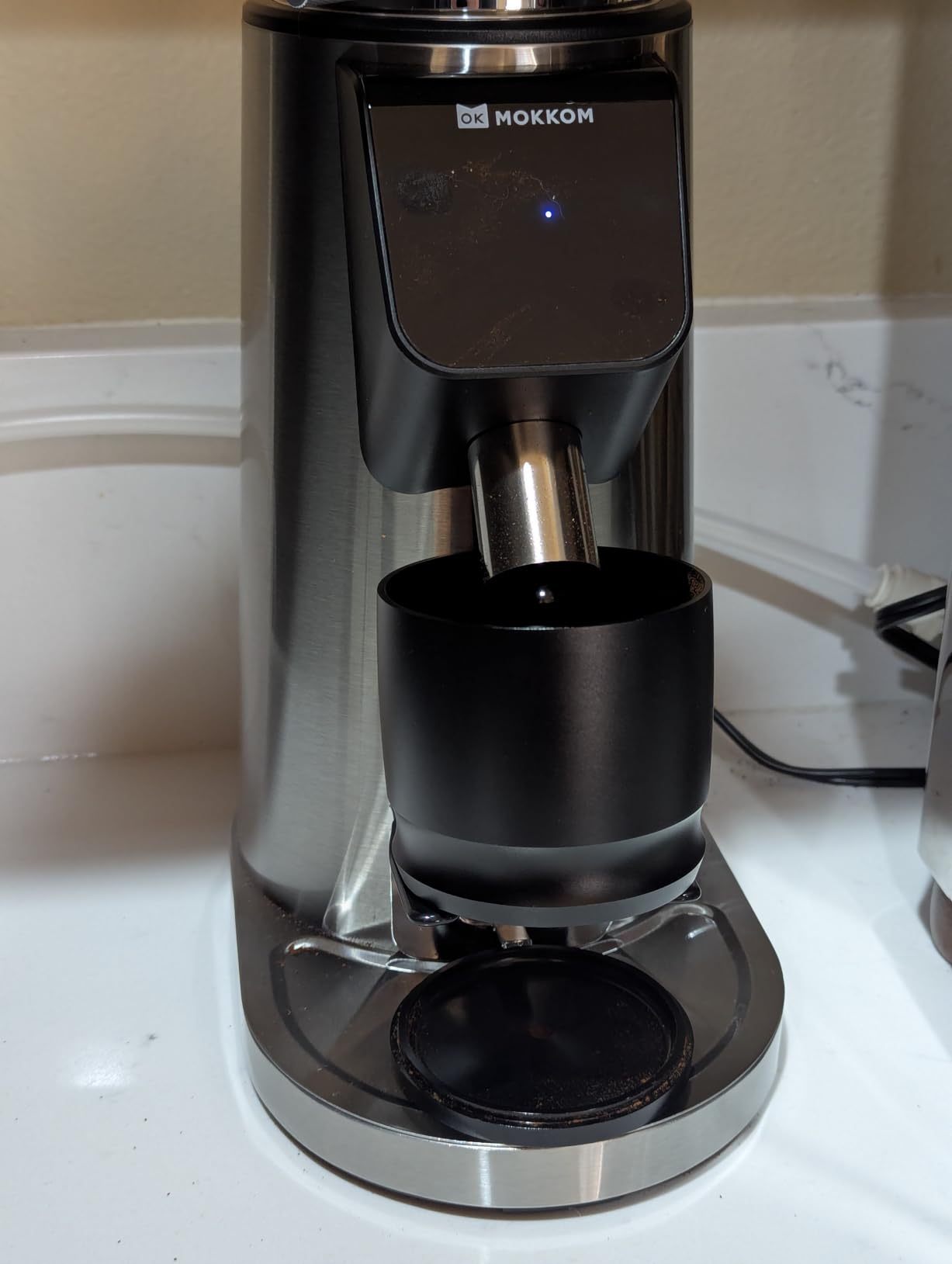 MOKKOM 64mm Flat Burr Coffee Grinder,Espresso Grinder,100 Grind Settings customer photo 1