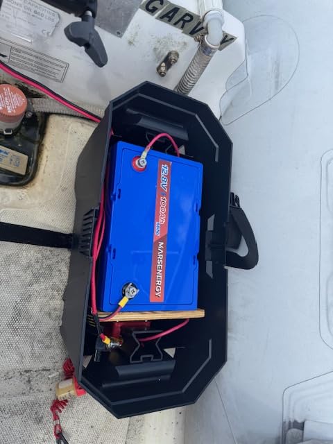 12V 100Ah LiFePO4 Lithium Battery, Bci Group 24 Size, 100A BMS customer photo 1