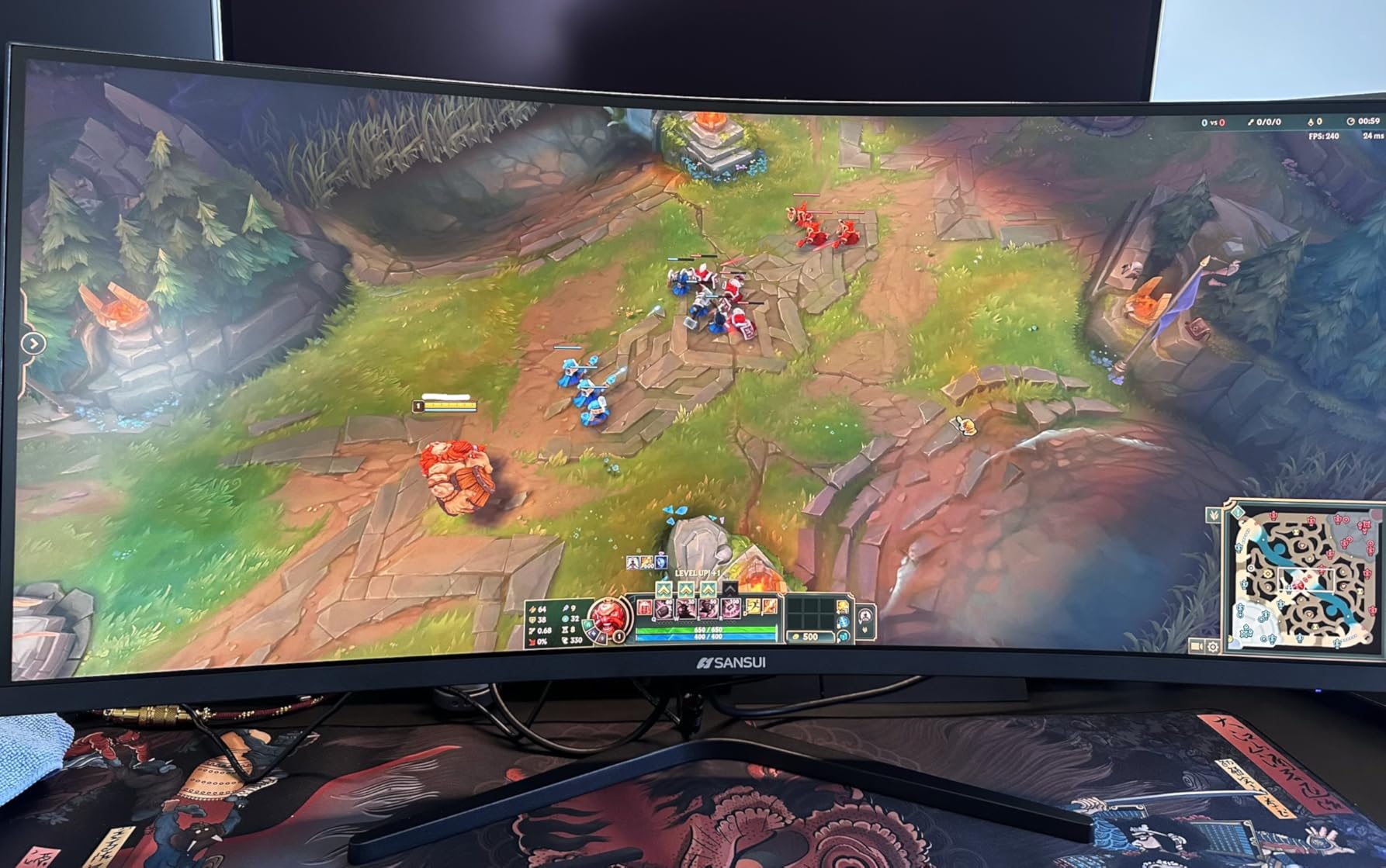 SANSUI 34 Inch Curved Monitor 240Hz UWQHD 3440x1440 Gaming Monitor customer photo 1