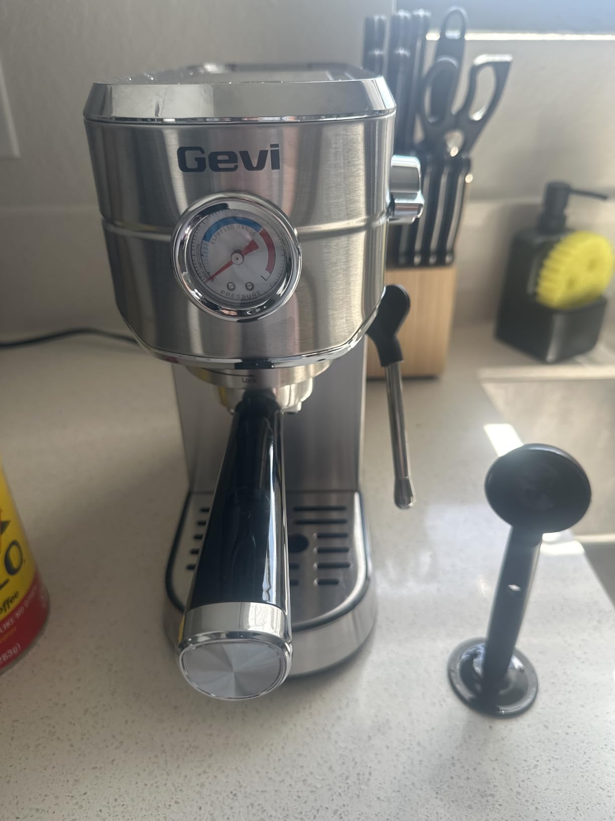 Gevi 20 Bar Compact Espresso Machine for Home,Latte、Cappuccino Coffee Maker customer photo 2
