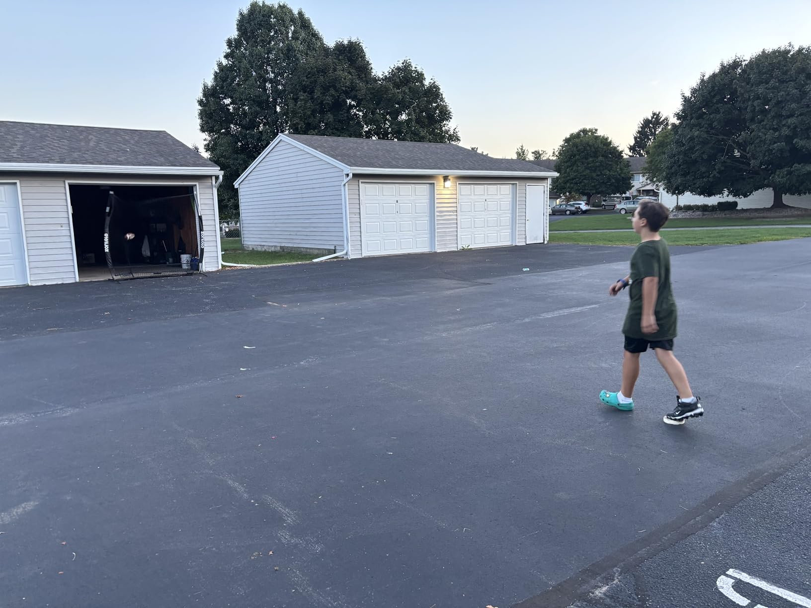 ZONLOLO 6x6ft Baseball & Softball Net for Hitting,Pitching and Batting, Throwing,Baseball net with Sturdy Bow Frame,Battting Tee,Strike Zone, Middle Size,Suitable for Kids! customer photo 1