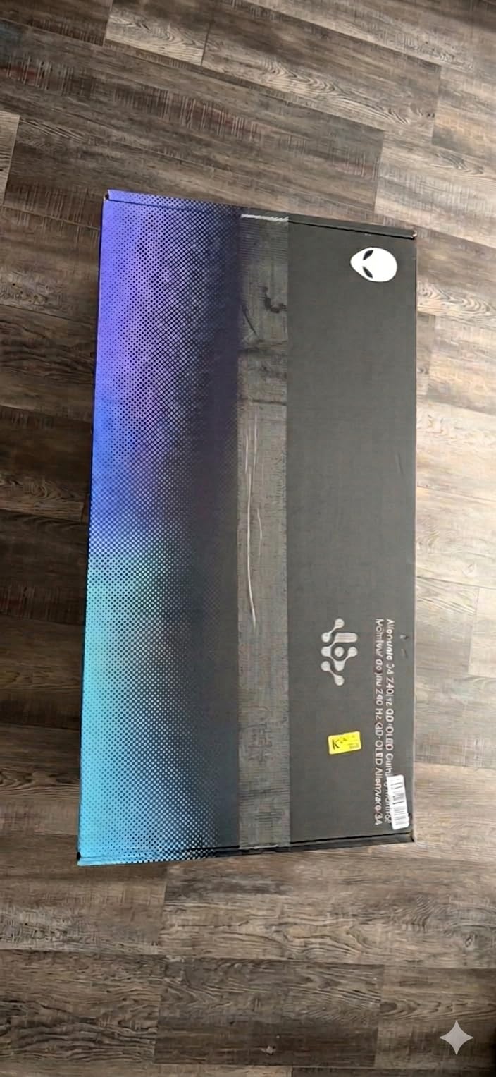 Alienware 34 240Hz QD-OLED Curved Gaming Monitor - AW3425DW - 34.2-inch WQHD 0.03ms Display, 1800R Curve, AMD FreeSync Premium Pro, VESA AdaptiveSync, DisplayHDR TrueBlack 400 customer photo 2