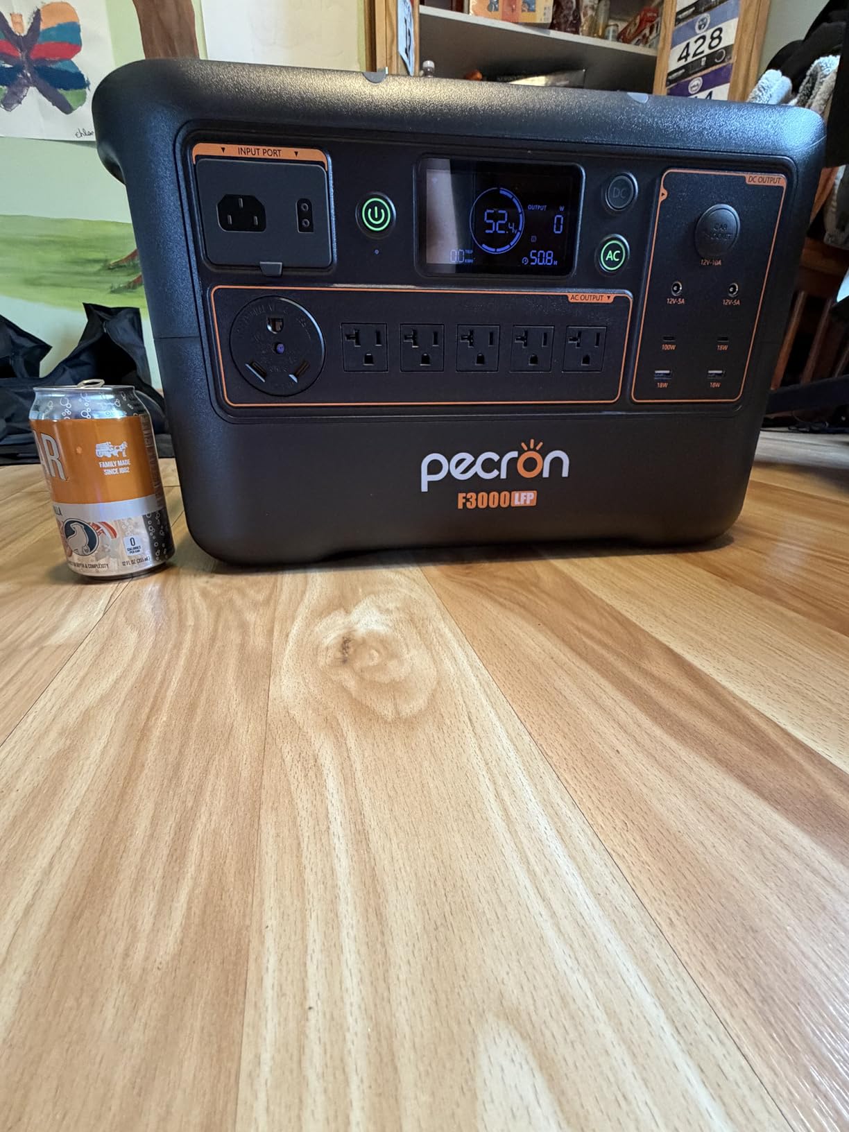 PECRON Portable Power Station F3000LFP, 3072Wh Solar Generator, 3600W LiFePO4 Battery Home Backup, Fast Charging Power Station Expand Capacity to 10752Wh, Solar Generators for Home Use, Camping, RV customer photo 1