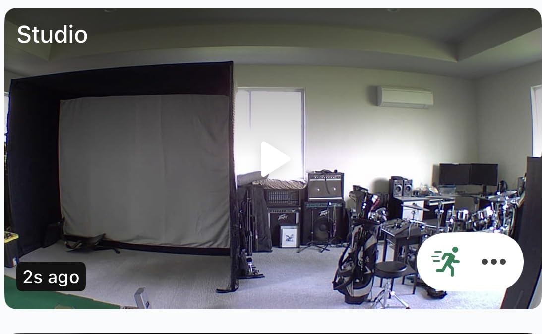 Diandian Golf Simulator Enclosure Kit 10 x 8 ft with 4K-Ready Impact Screen customer photo 1