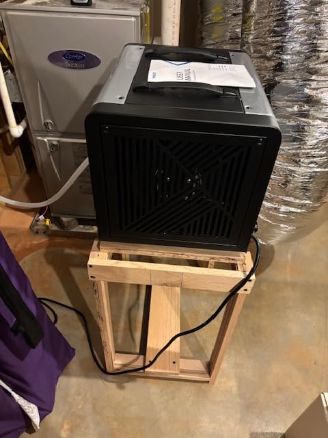 Yaufey 70 Pints Energy Star Commercial Dehumidifier with Drain Hose for 5000 Sq. Ft. Crawl Space, Basement, Industrial, 10-90% RH Humidity Control, 24/7 Continuous Drainage,TUV Certified,5-Yr Coverage customer photo 1