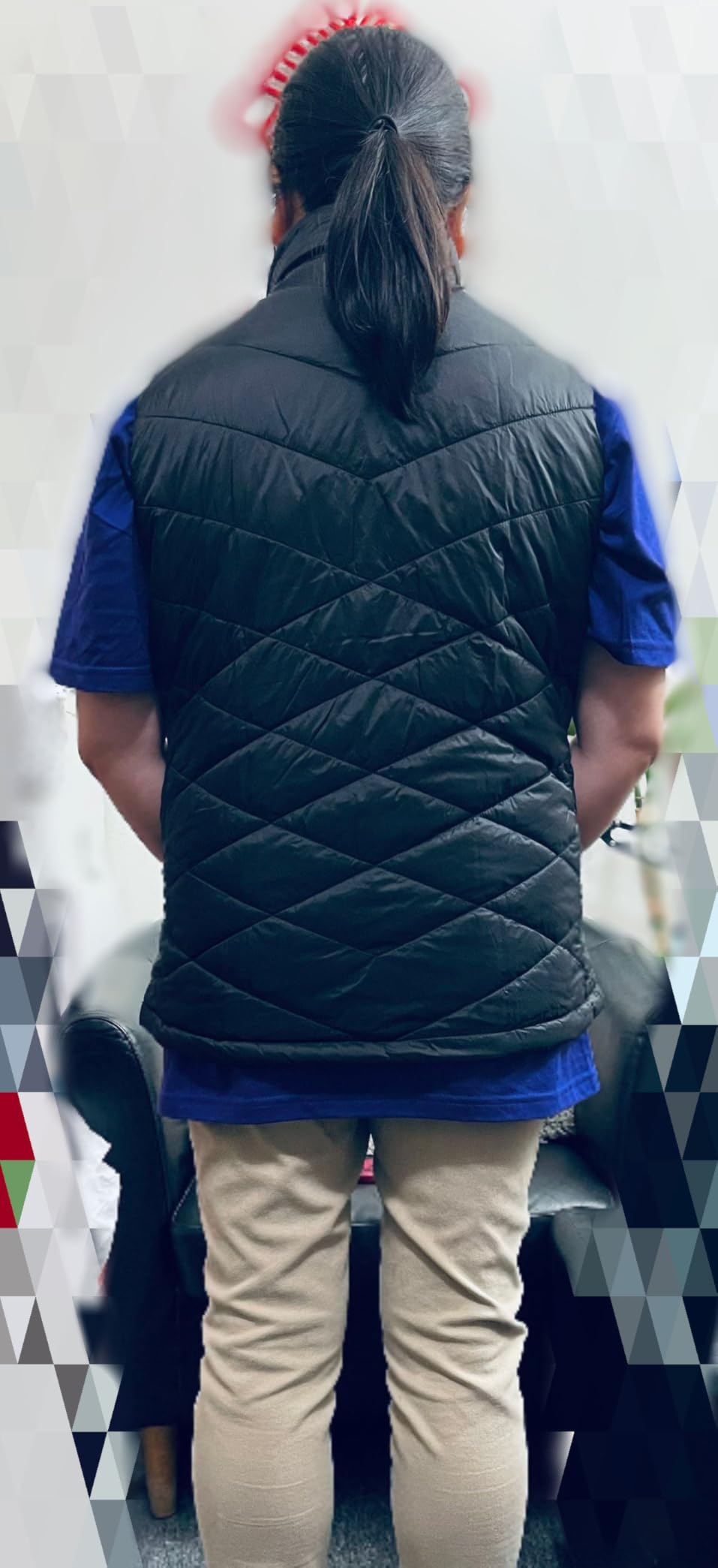KOVNLO Heated Vest for Women With Battery Pack Included, Smart Controller with Light-out Design, Electric Heated Jackets customer photo 2
