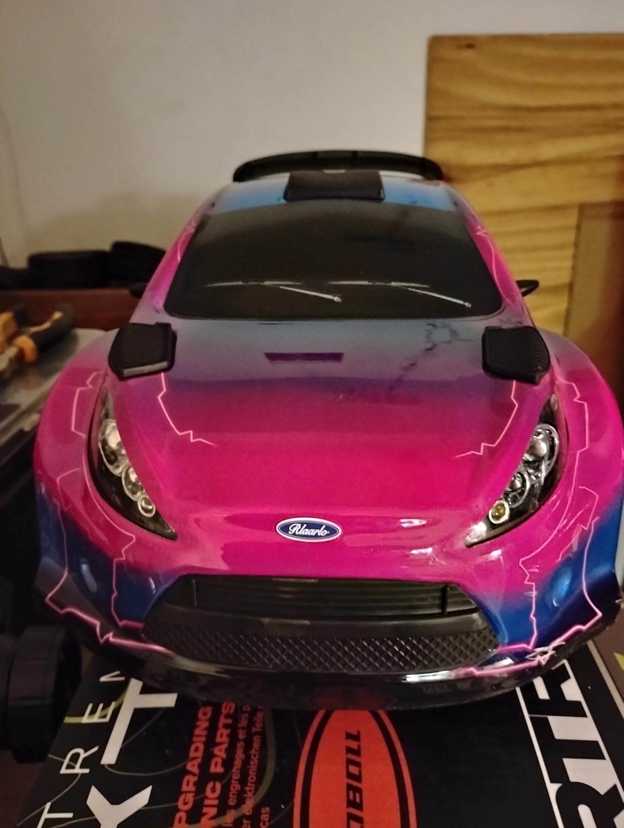 CROBOLL 1/10 Brushless Carbon Fiber RC Drift Cars, Max 50 mph RC Rally Car customer photo 2