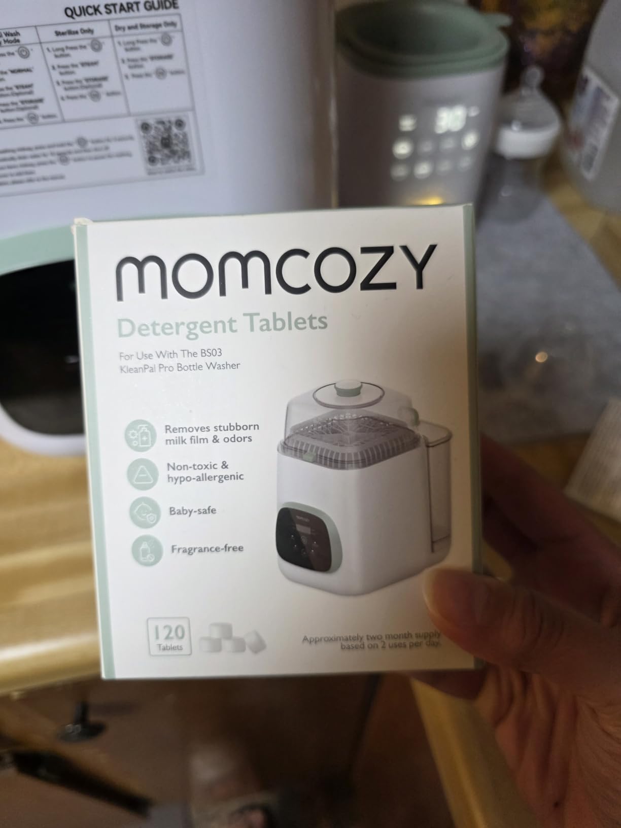 Momcozy KleanPal Pro All-in-One Bottle Washer, Sterilizer & Dryer - Matte customer photo 2