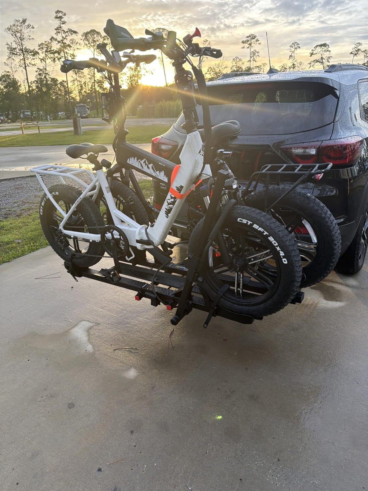 TrailV2 Plus Ebike Rack with Ramp 170 lb 2-Bike Rack Hitch Mount Heavy Duty customer photo 1