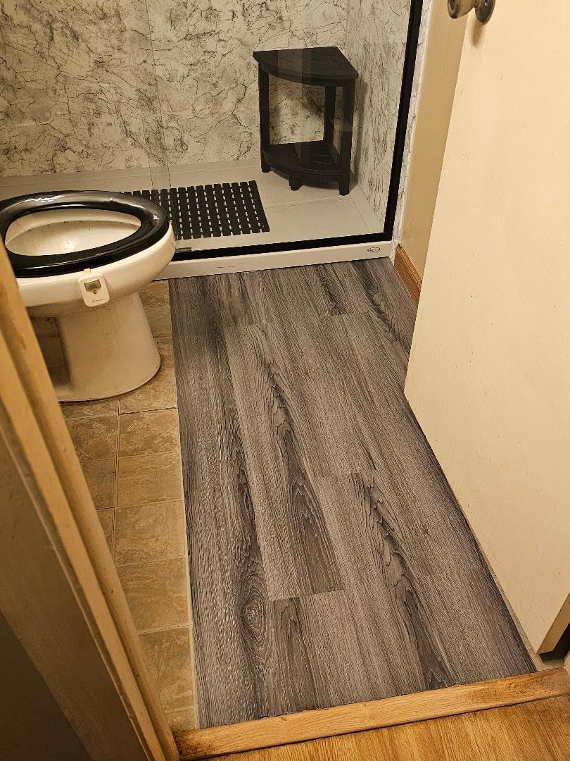 INMOZATA 36 Pack Peel and Stick Floor Tile Waterproof Vinyl Plank Flooring customer photo 2