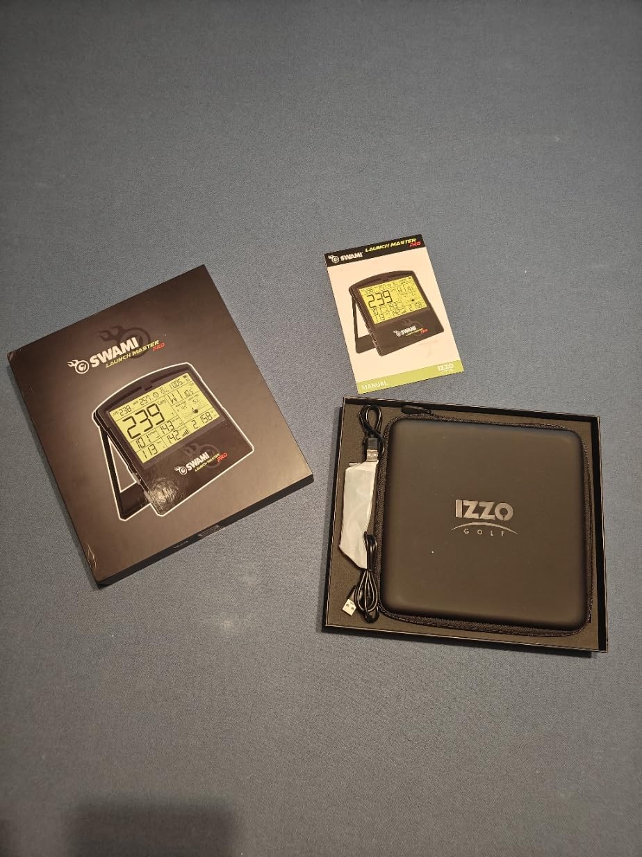 Izzo Golf Swami Launch Master Pro Golf Launch Monitor customer photo 2