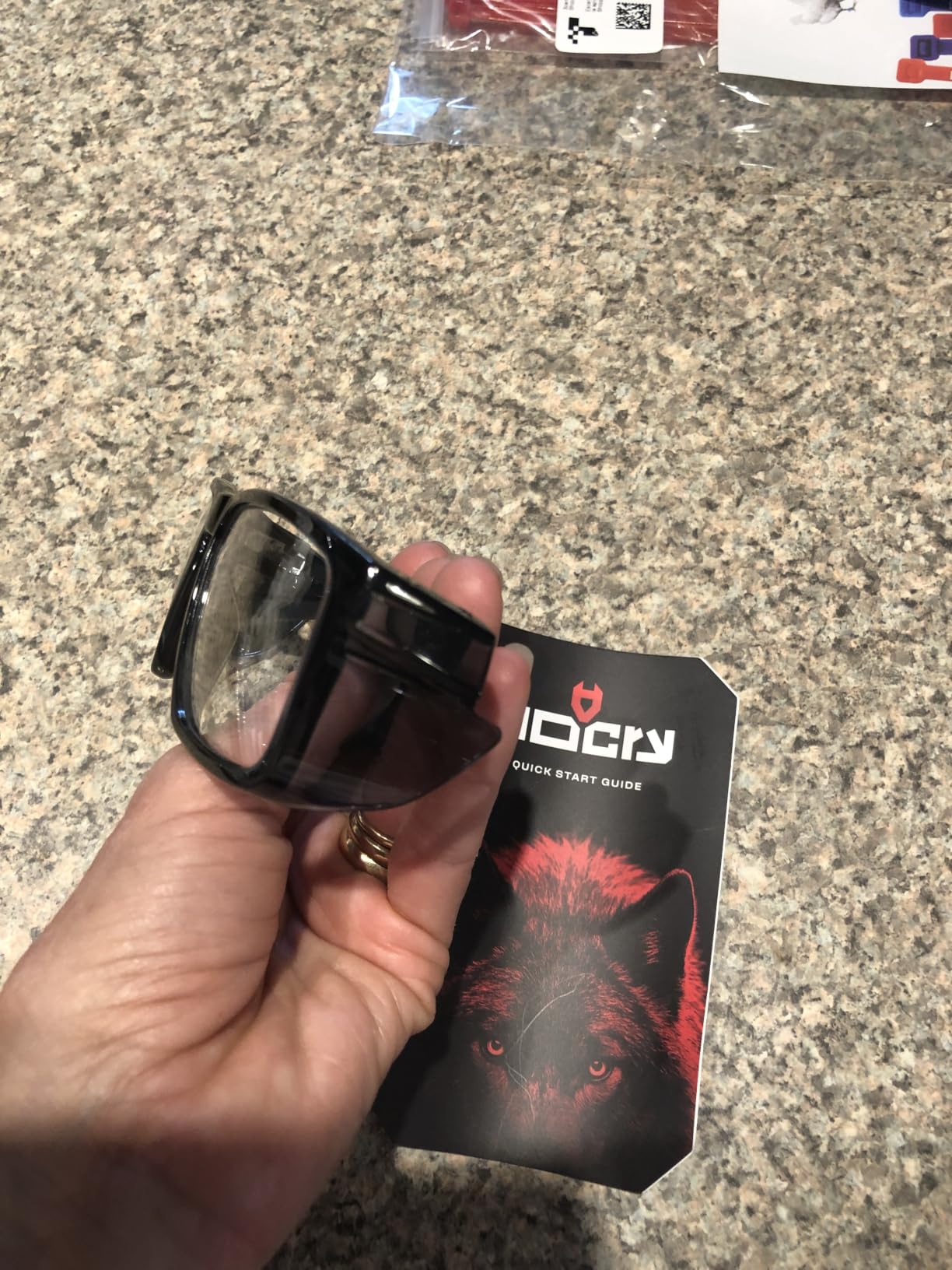 NoCry ANSI Z87.1 Safety Glasses with Readers 1.5 with Anti Fog & Anti Scratch Coating — Full Lens Safety Reading Glasses for Men & Women — Protective Eyewear with Side Shields and 100% UV Protection customer photo 2