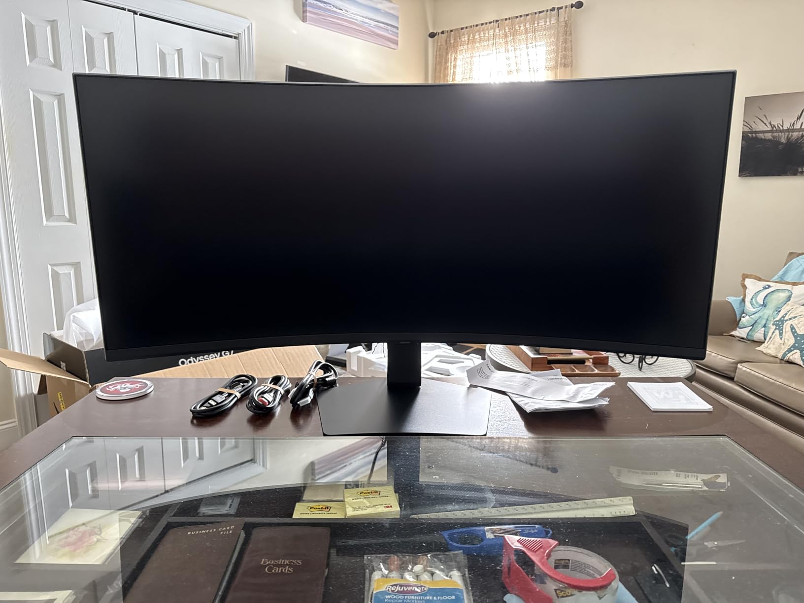 Samsung 40 Odyssey G7 (G75F) Series WUHD Curved Gaming Monitor, 180Hz, 1ms Response Time (GtG), VESA DisplayHDR 600, AMD FreeSync Premium Pro, 2025 customer photo 2