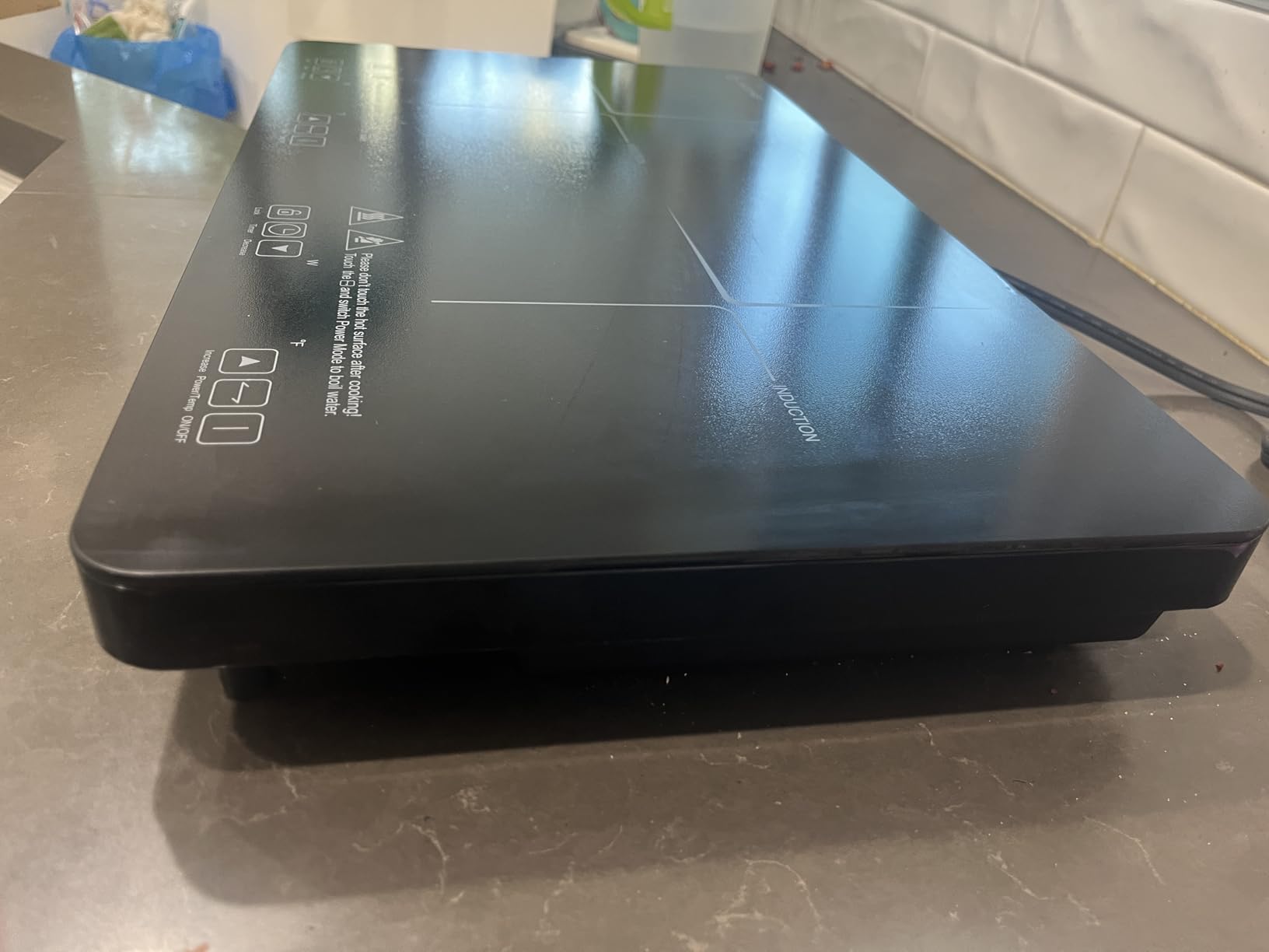 AMZCHEF Double Induction Cooktop, 1800W 2 Burner, ETL Certified customer photo 2