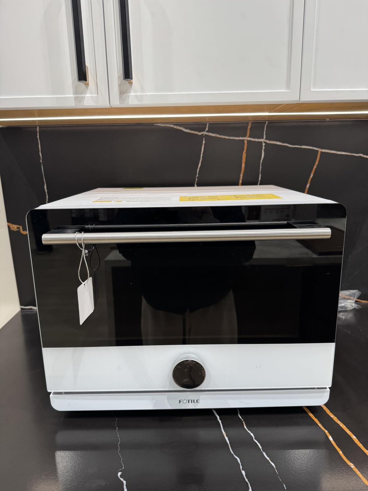 FOTILE HYZK32-E3 ChefCubii 1.1 cu. ft. 4-in-1 Steam-Combi Oven with Steam-Bake, Air Fry, Convection, Dehydrator Functions, and 50 Preset Menus,White customer photo 1