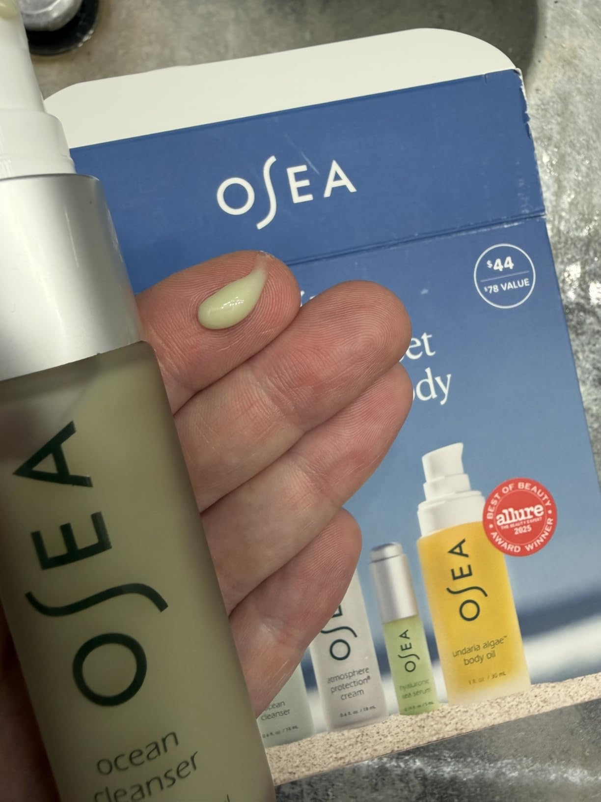 OSEA Face + Body Bestsellers, 4-Piece Skin Care Travel-friendly Set customer photo 1