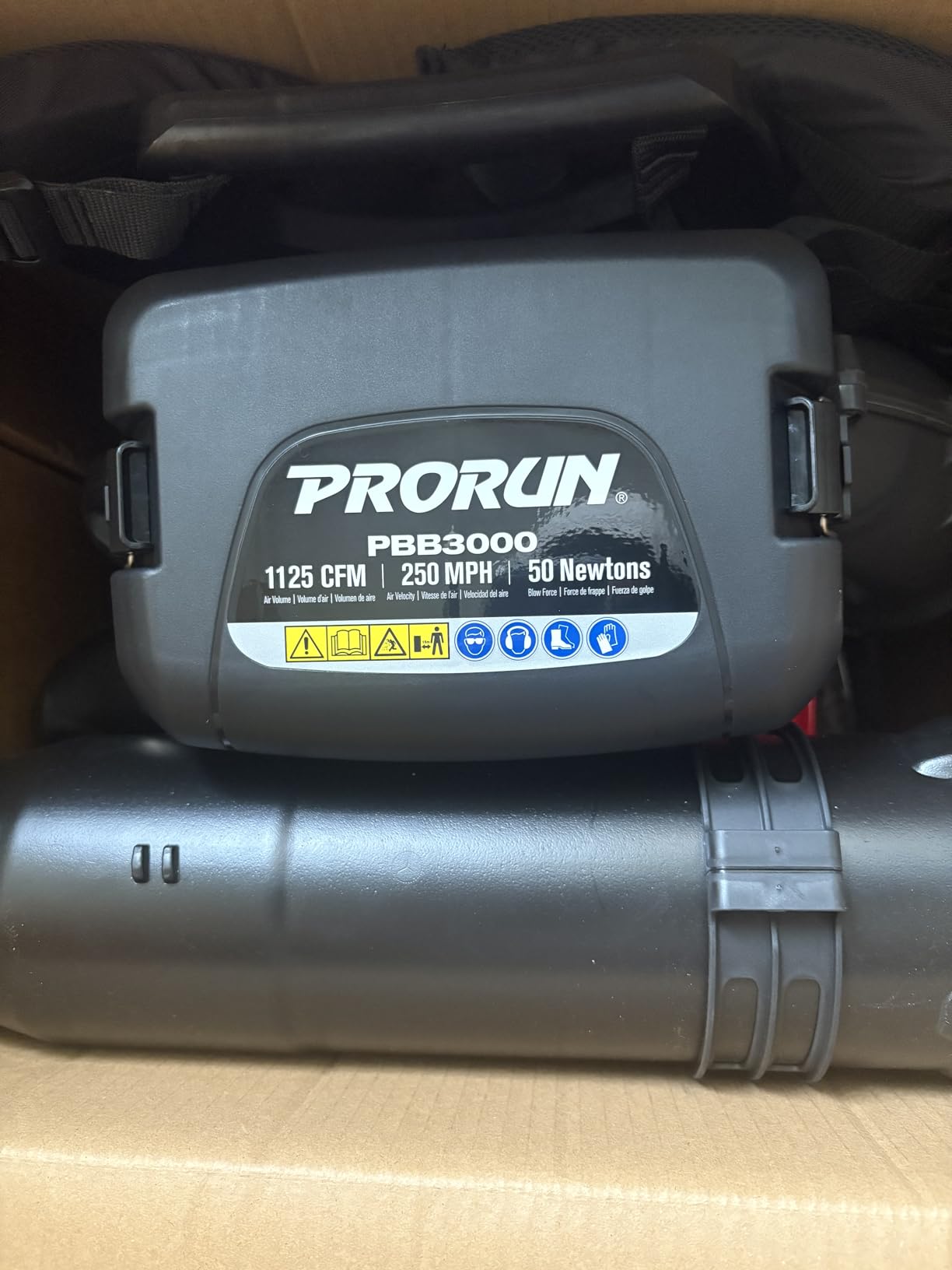 PRORUN PBB3000 Gas Backpack Leaf Blower, 79.9cc Commercial-Grade, 250 MPH, 1125 CFM, 50N, 2-Cycle Engine customer photo 2