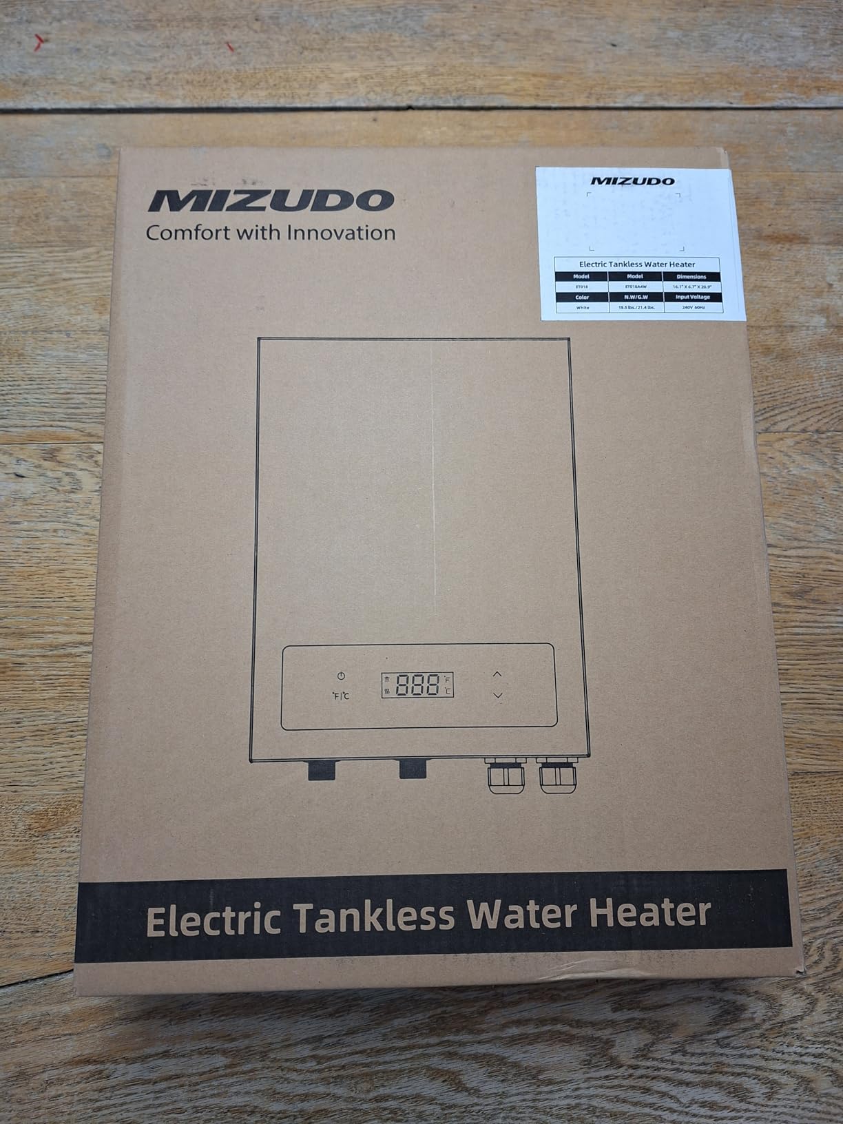 11kW Tankless Water Heater Electric,240 Volt Instant Hot Water Heater customer photo 1