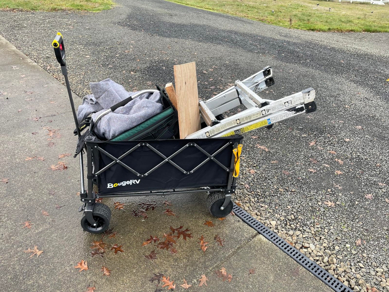 BougeRV Electric Utility Wagon with 133Wh Battery, Up to 440 lbs Load customer photo 2